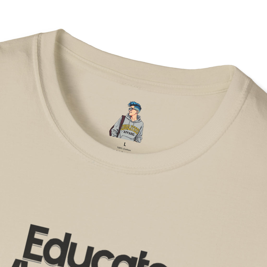Teacher Advocate T-Shirt - Subtle Pride Educate Advocate Celebrate Design - EqualiTees.Me