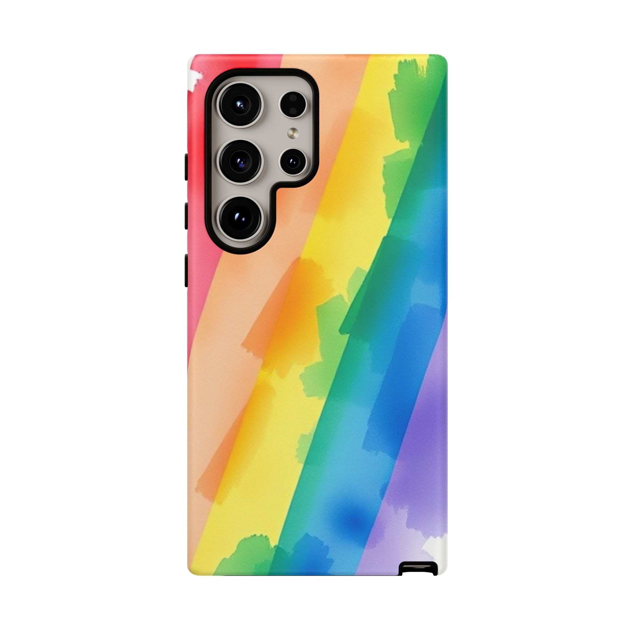 Rainbow Watercolor Art Tough Cases For Android & iPhone