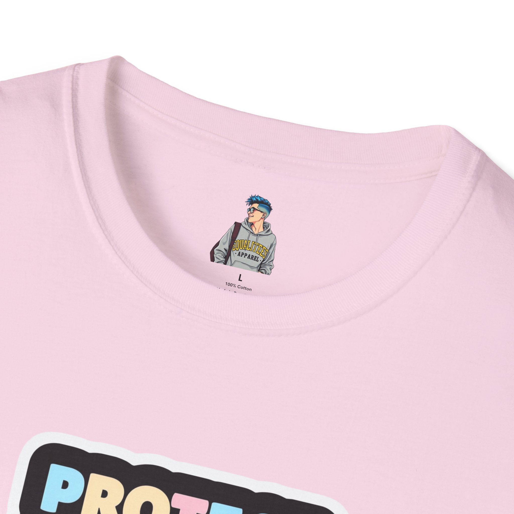 "Protect Trans Kids" Unisex Softstyle T-Shirt - Empowerment & Pride Apparel