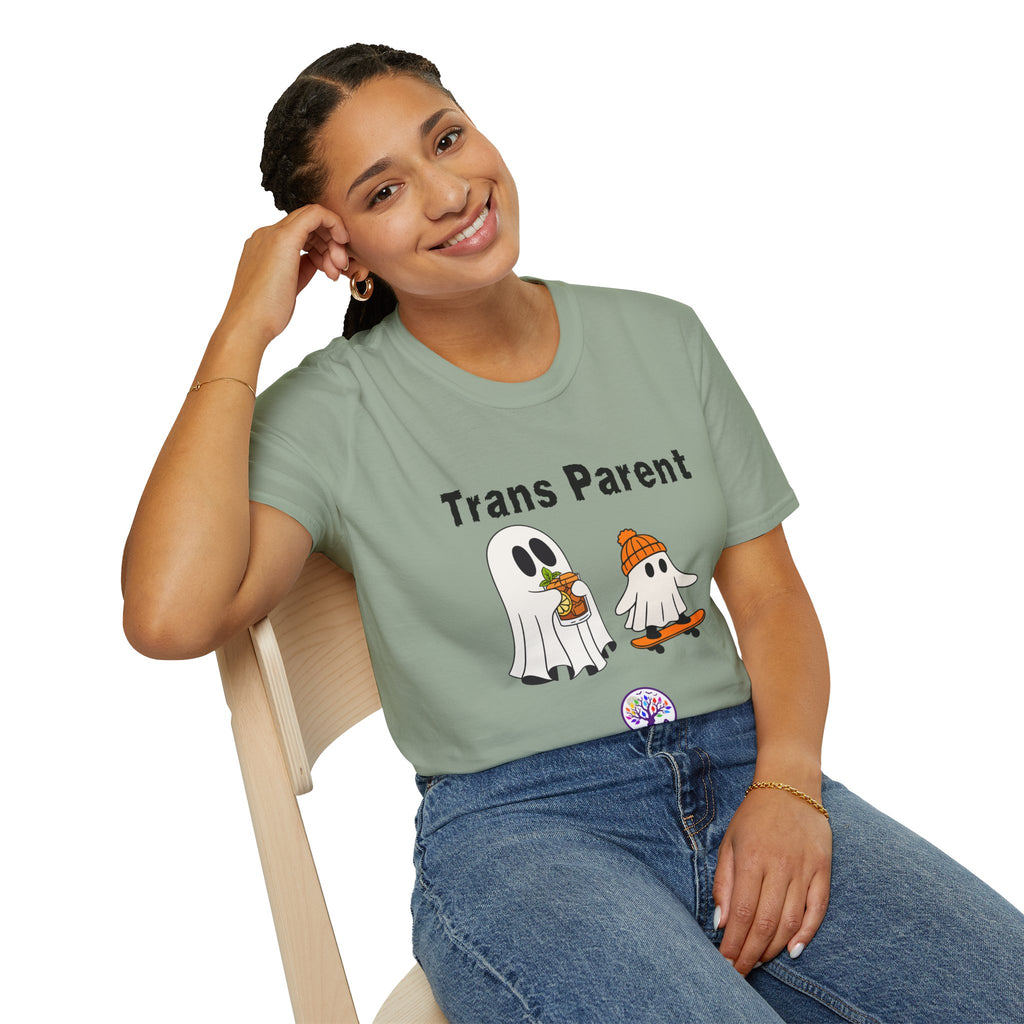 Trans Parent 5 Halloween Pride Tree Las Vegas T-Shirt