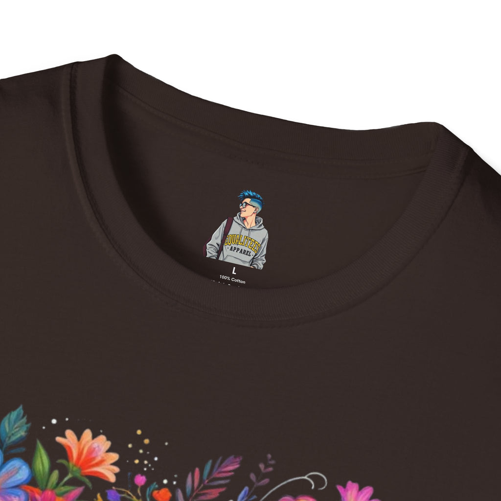 Floral 'FTP' Graphic T-Shirt