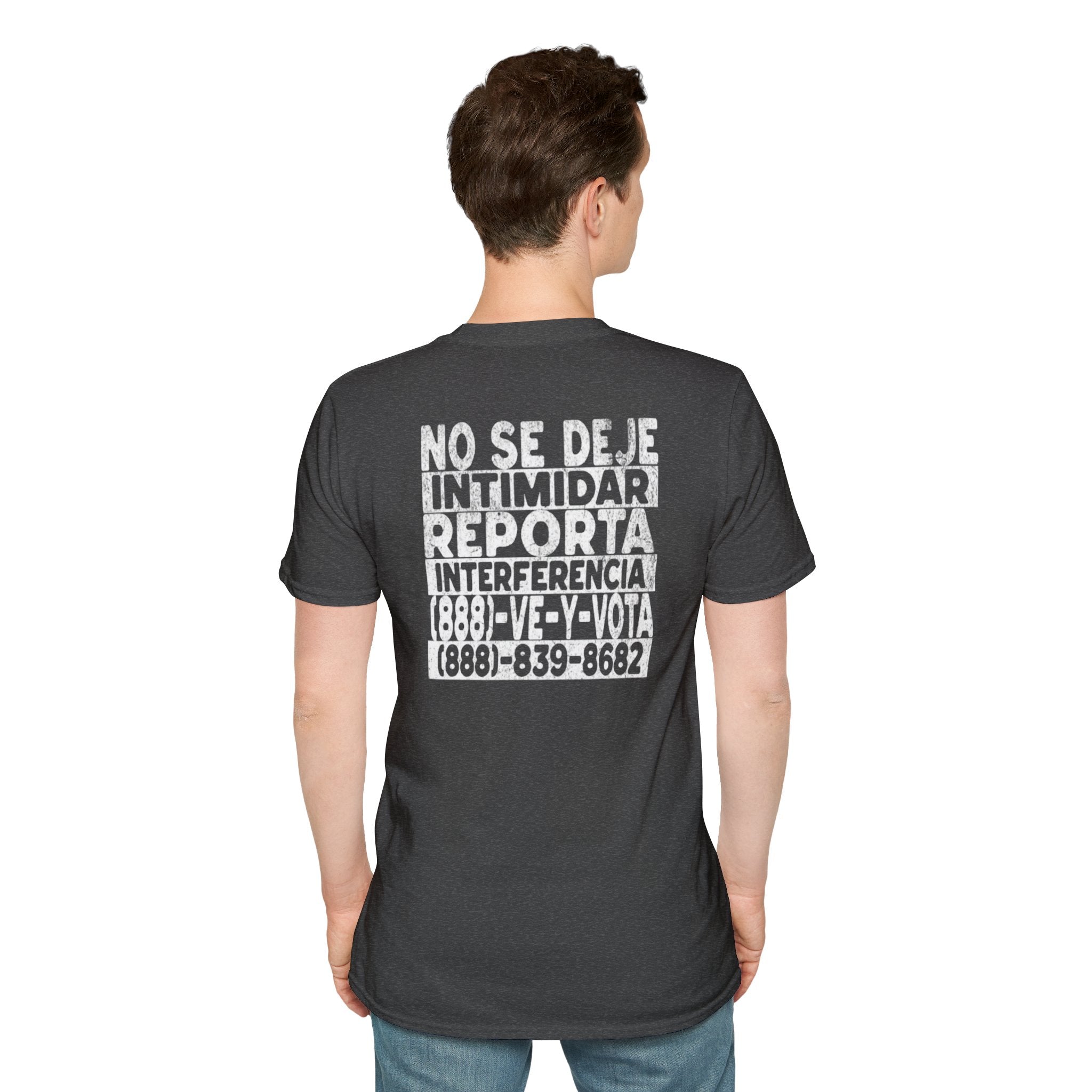 NO SE DEJE INTIMIDAR. Know Your Rights Voting Tee-Spanish