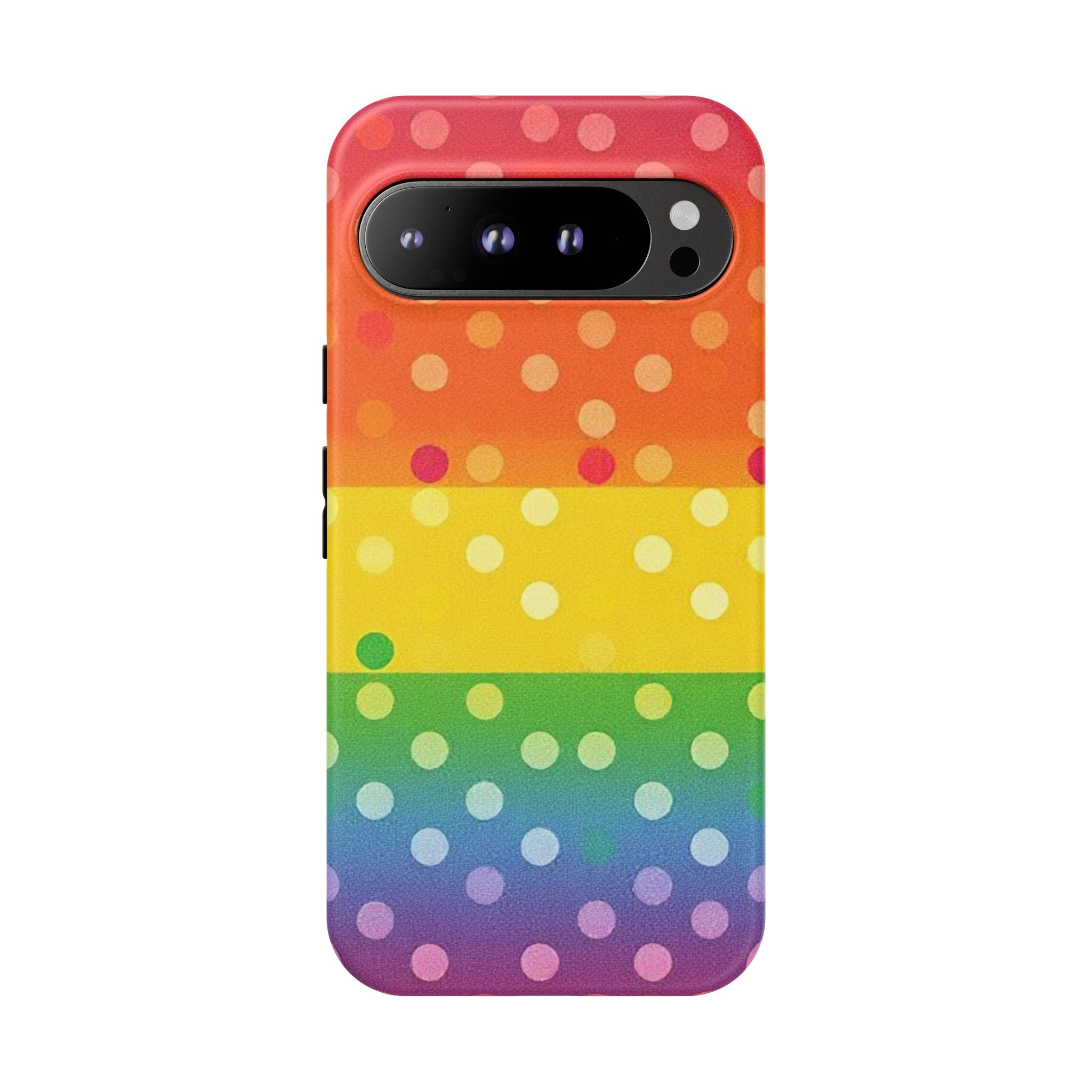 Rainbow Polka-Dot Tough Case for Android