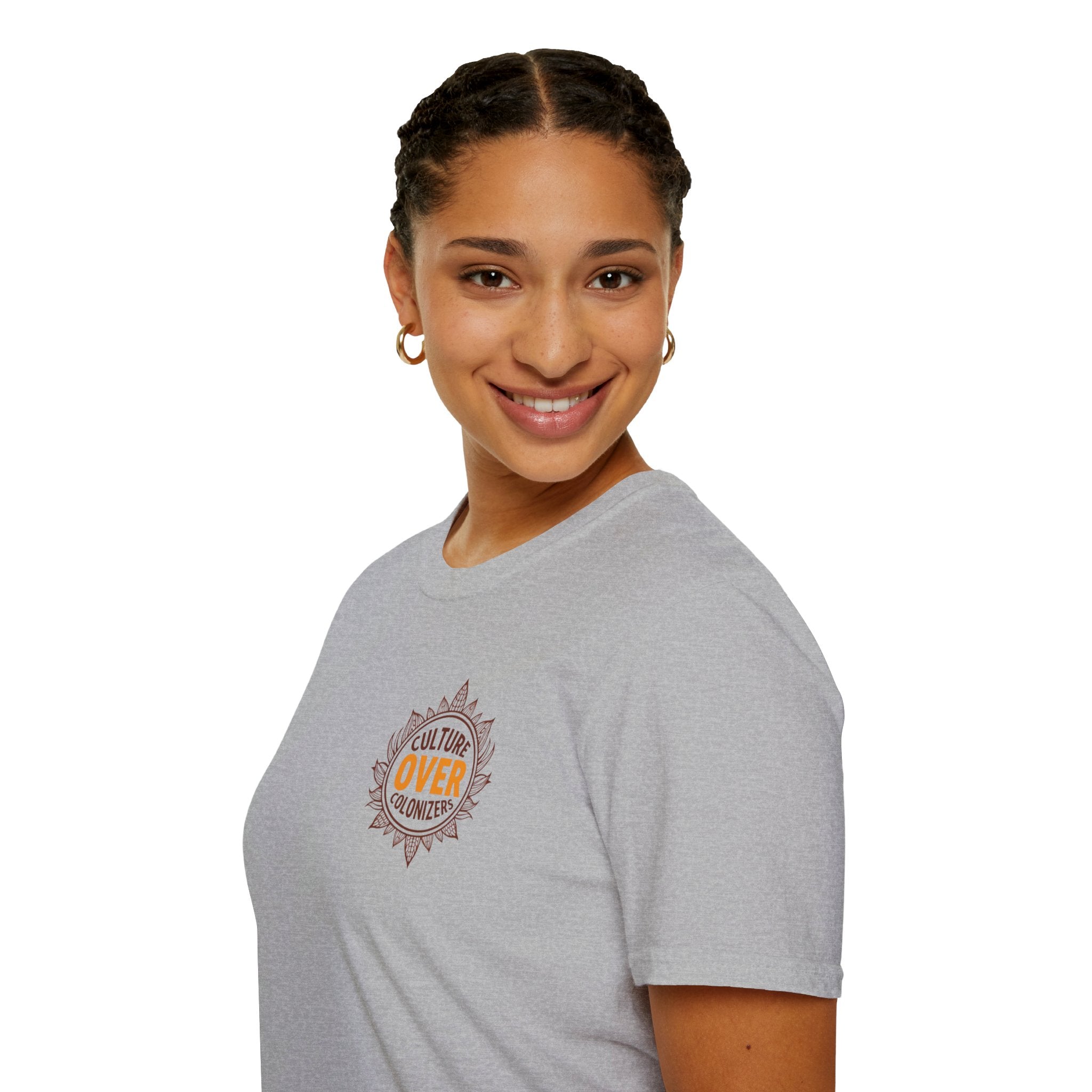 Culture Over Colonizers Unisex Softstyle T-Shirt