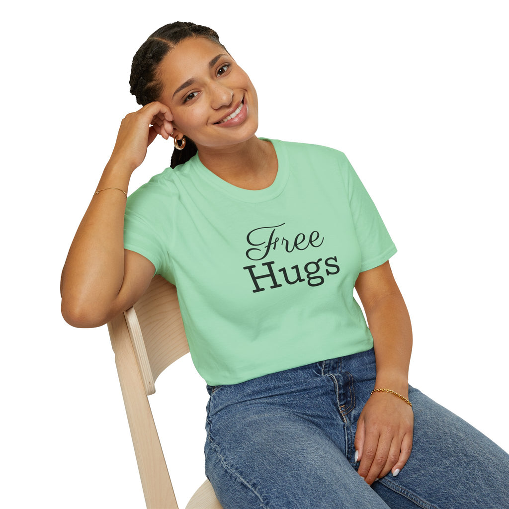 Emotional Support Human Free Hugs Unisex Softstyle T-Shirt