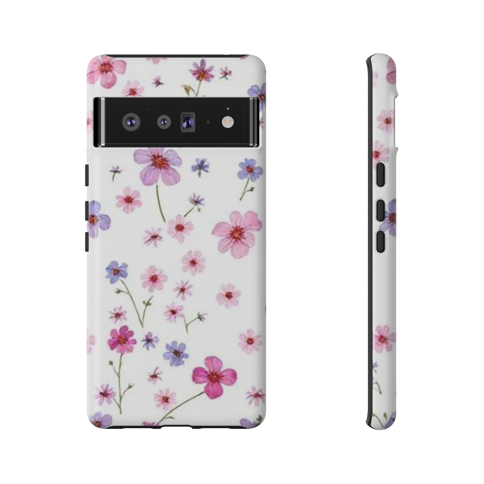 Pink Wildflower Tough Case for Android