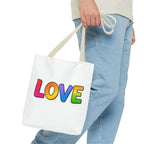 Rainbow Love Tote Bag