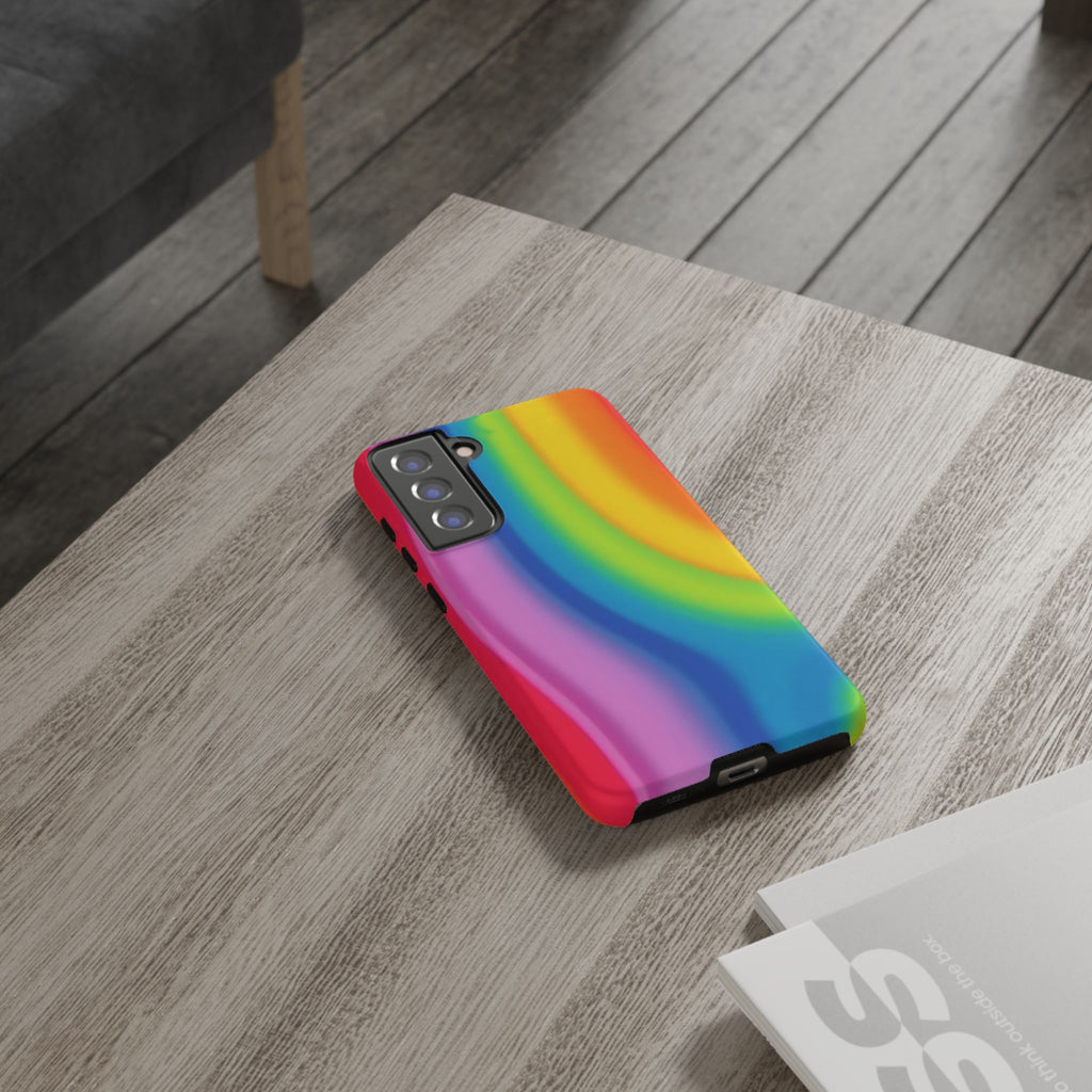 Rainbow Swirl Tough Case for Android