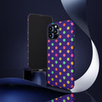 Colorful Polka Dot Tough Phone Case for iPhone
