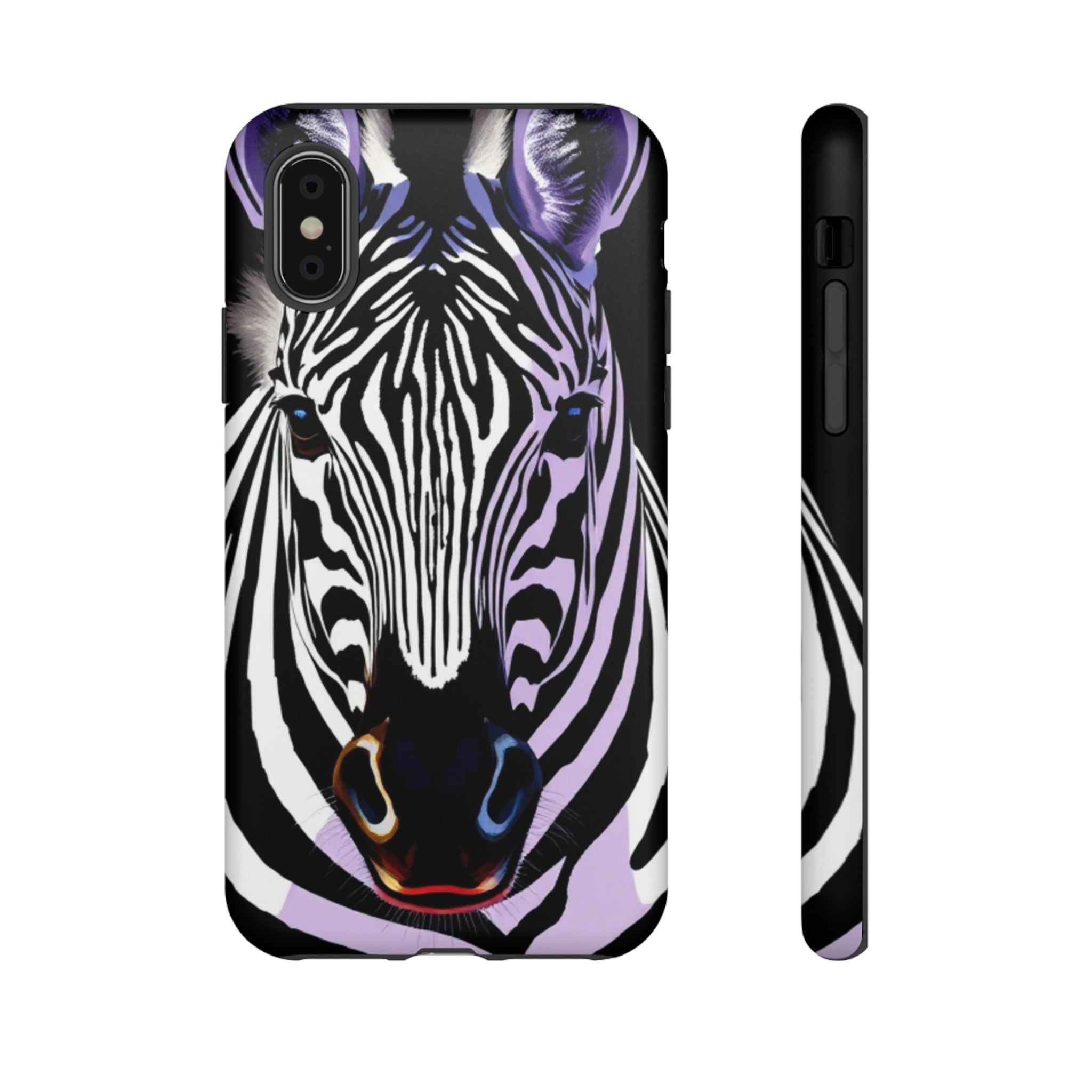 Android OR iPhone Compatible Cases - Zebra Design - Unique Tough Cases