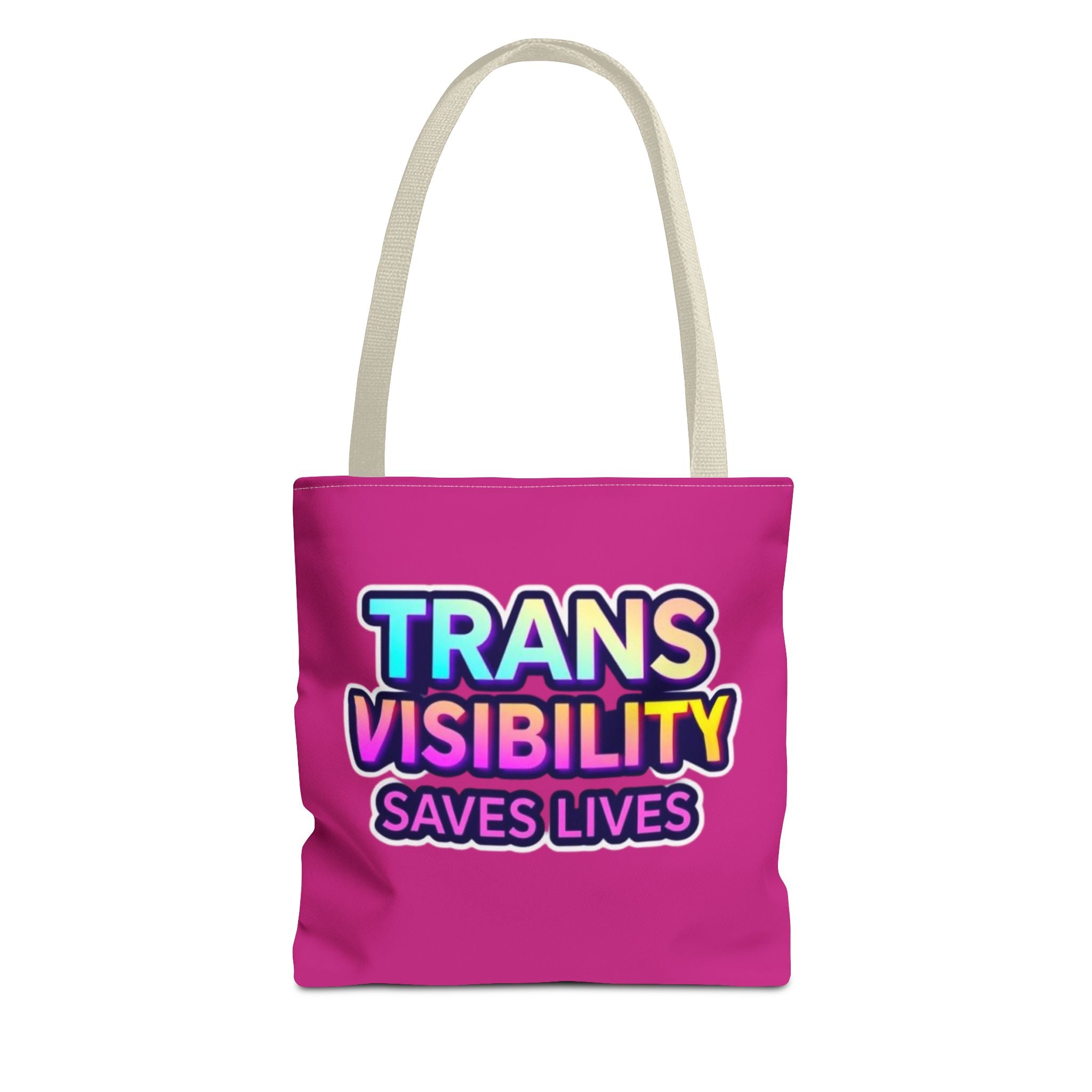 Trans Visibility Saves Lives Tote Bag