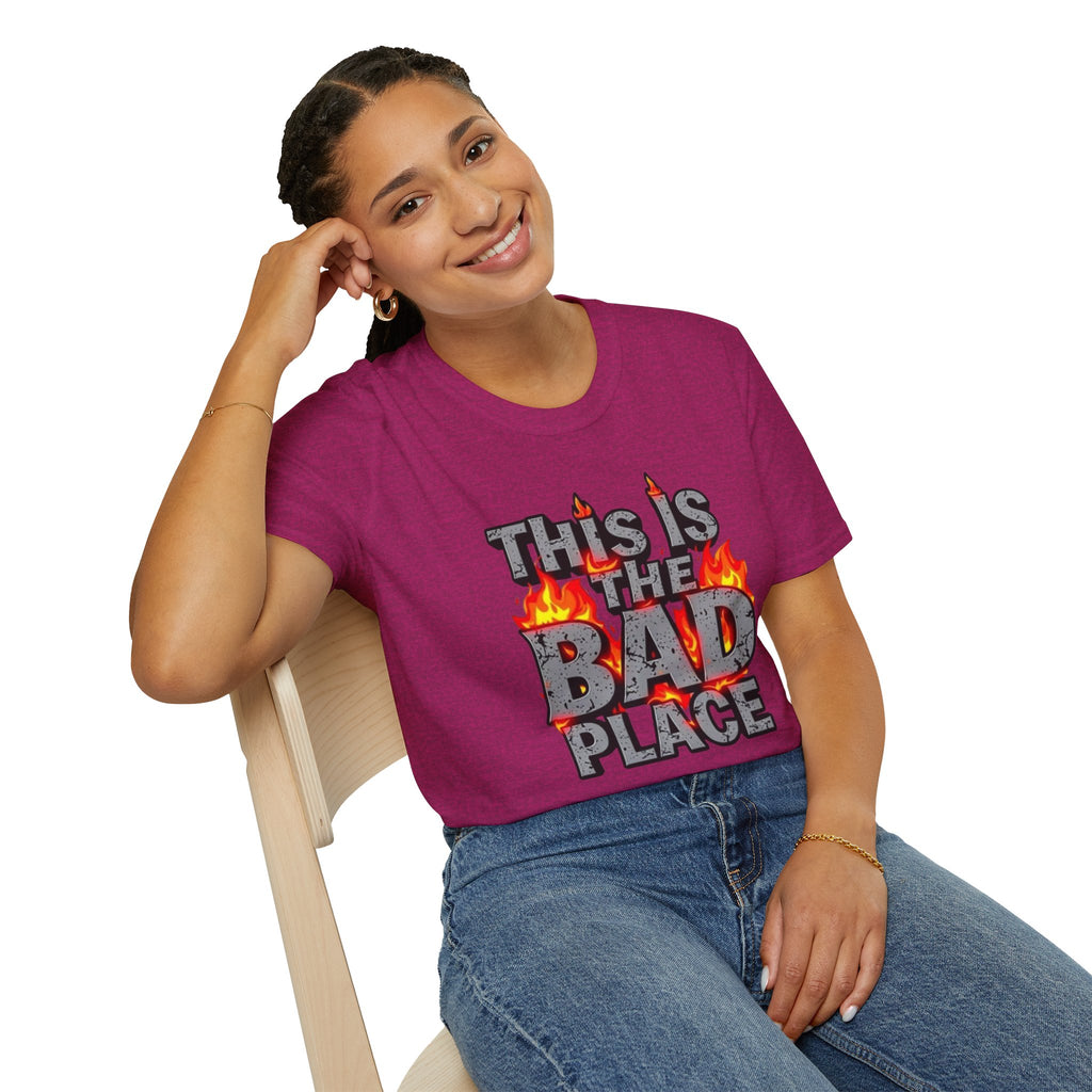 Funny Graphic T-Shirt: 'This is the Bad Place
