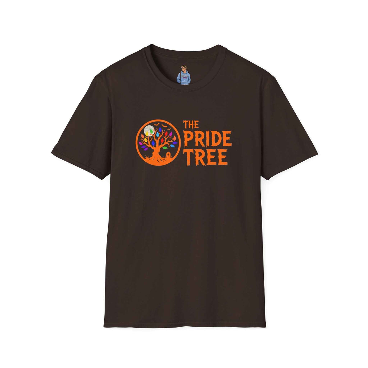Orange Halloween Logo Pride Tree T-Shirt