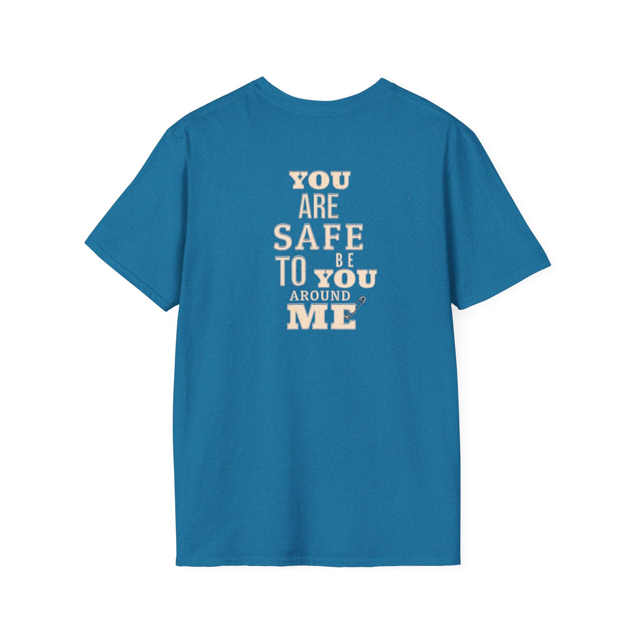 Safety Pin Know That You Are Loved Inspirational Tee Unisex Softstyle T-Shirt