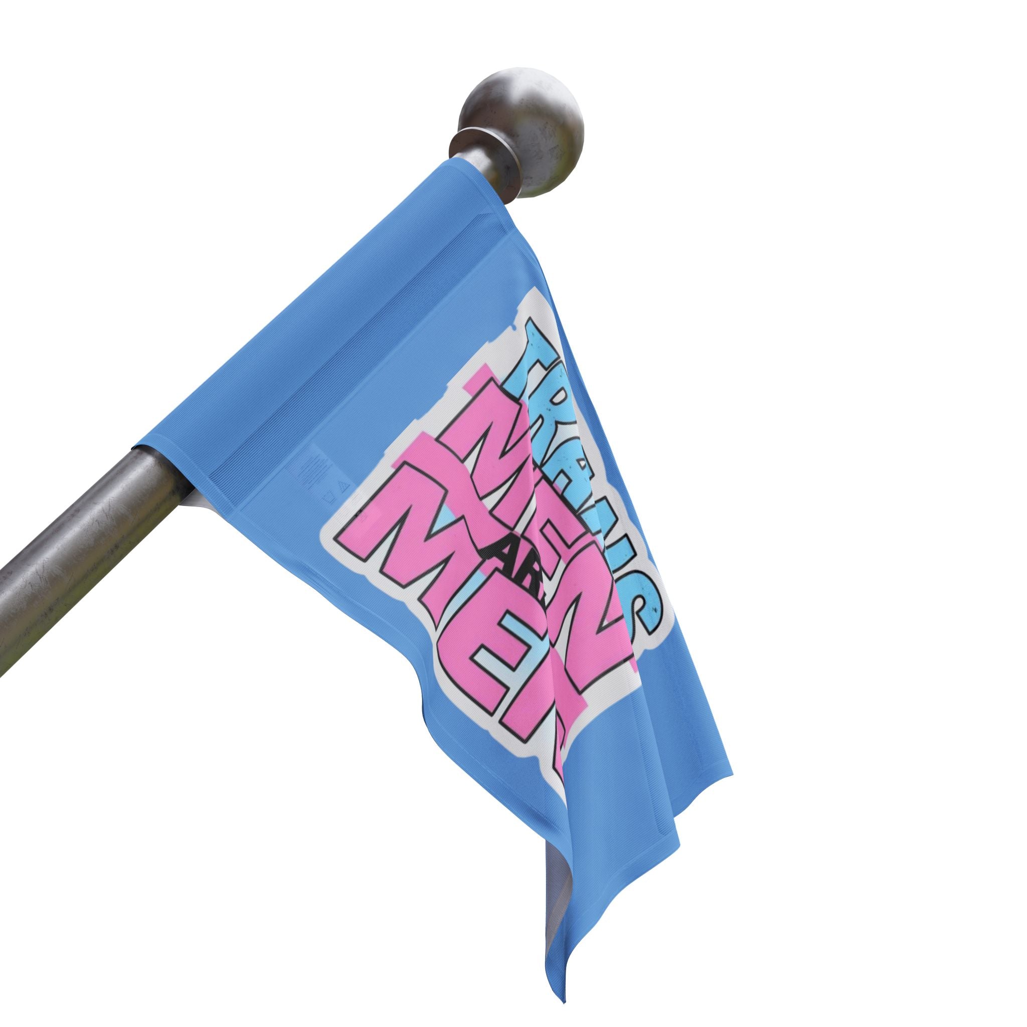 Trans Men Are Men Pride and Protest Flag