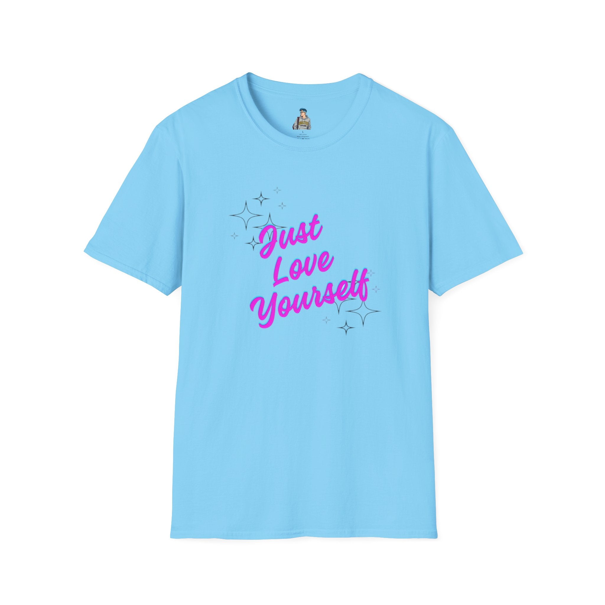 Just Love Yourself Unisex Softstyle T-Shirt - Motivational Tee for Self-Love