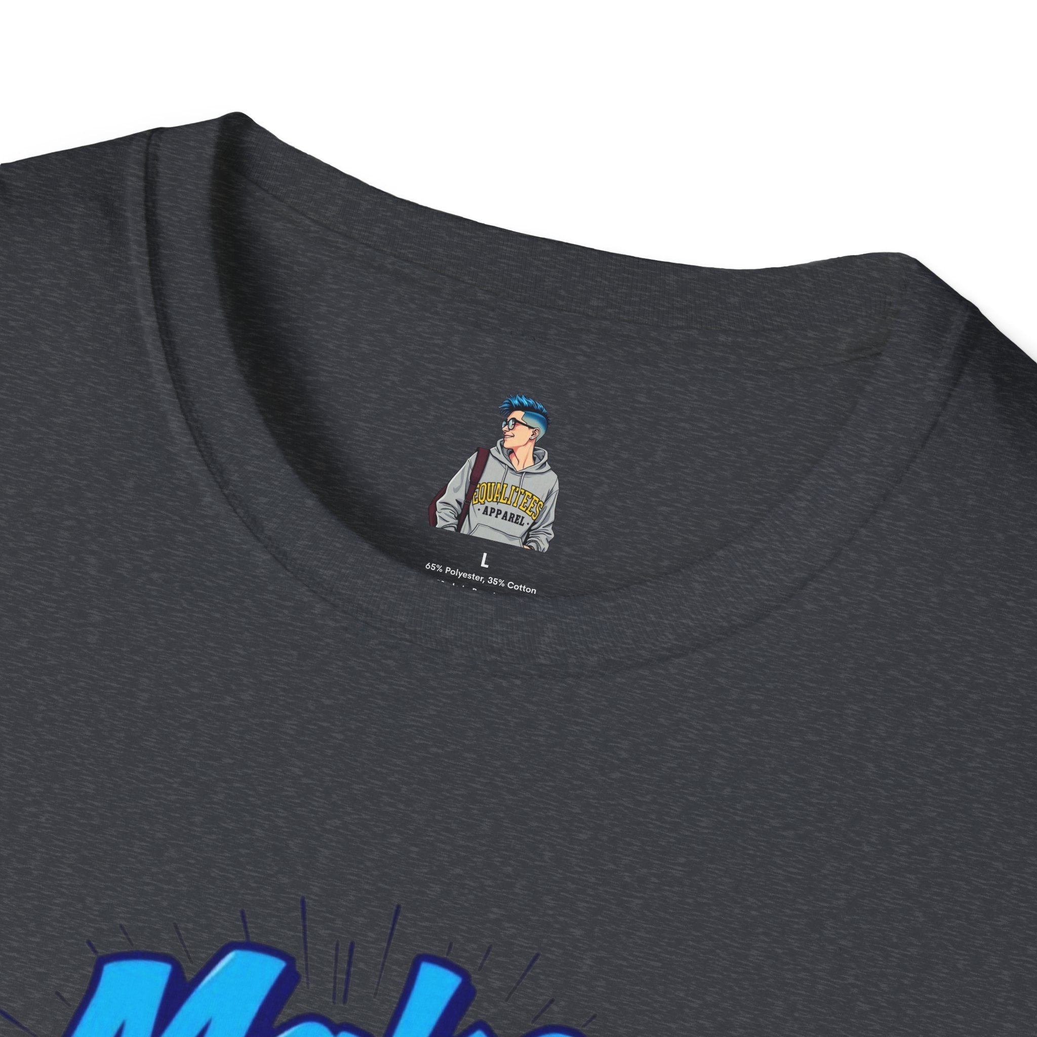 Make Good Trouble Blue Graphic Unisex T-Shirt - Fun & Bold Design for Everyday Wear