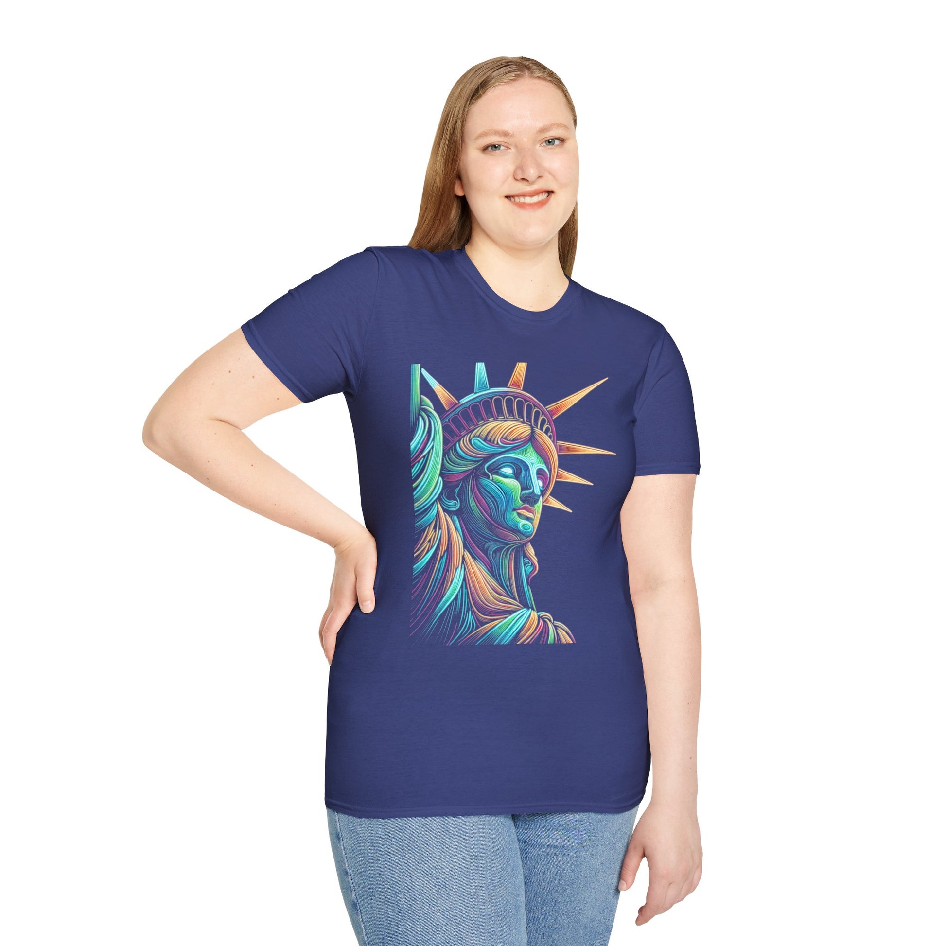 Lady Liberty - Softstyle Unisex T-Shirt
