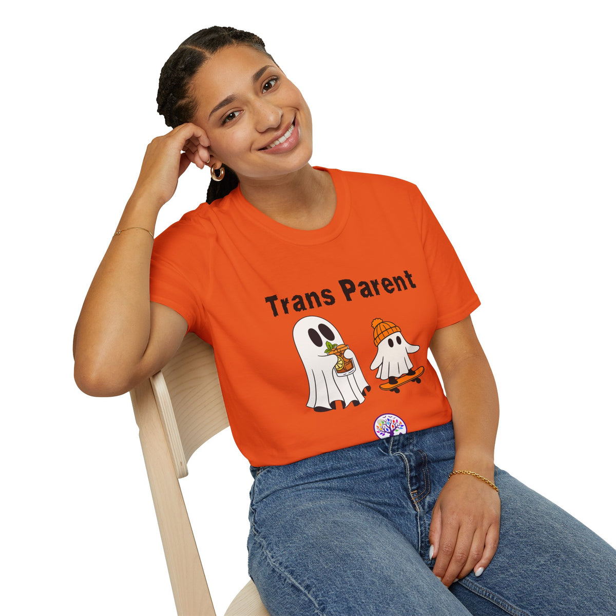 Trans Parent 5 Halloween Pride Tree Las Vegas T-Shirt