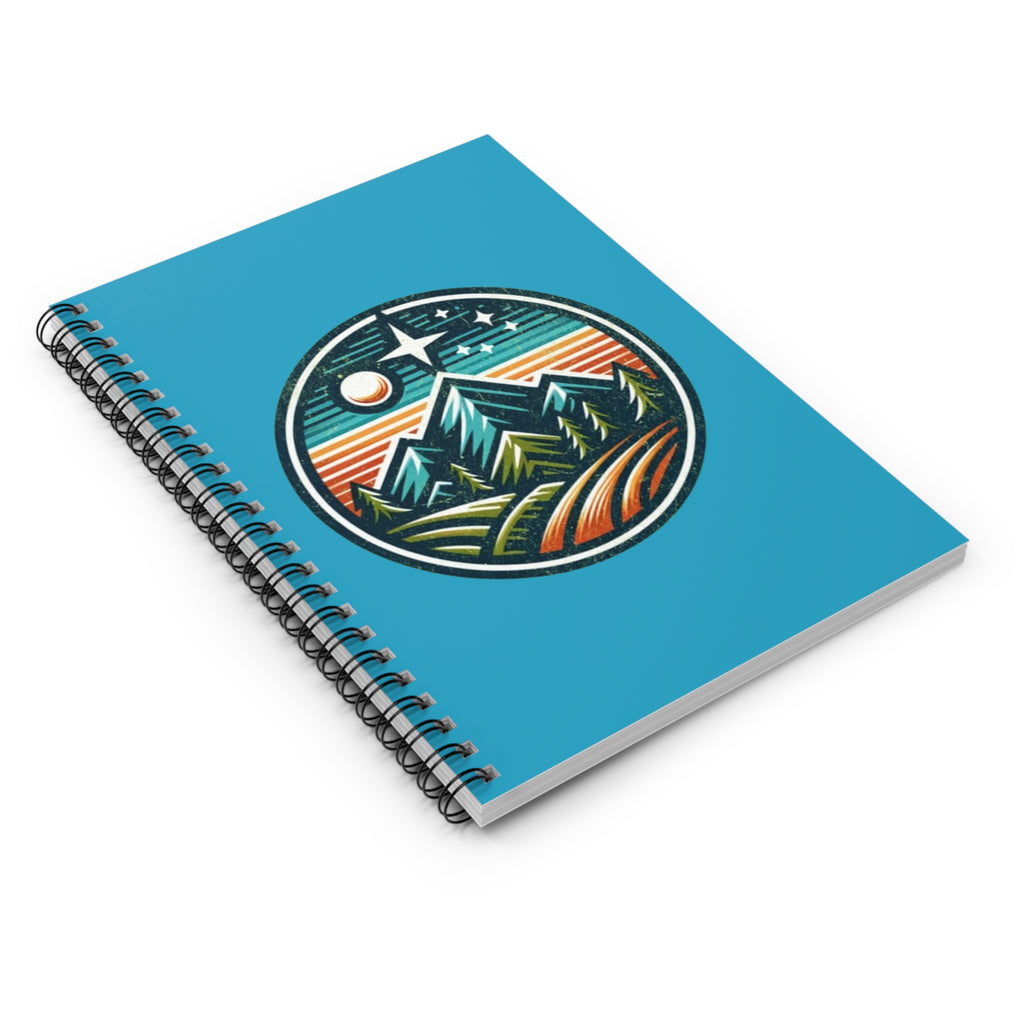 Mountain Sunset Spiral Notebook - Perfect for Nature Lovers, Journalists & Students