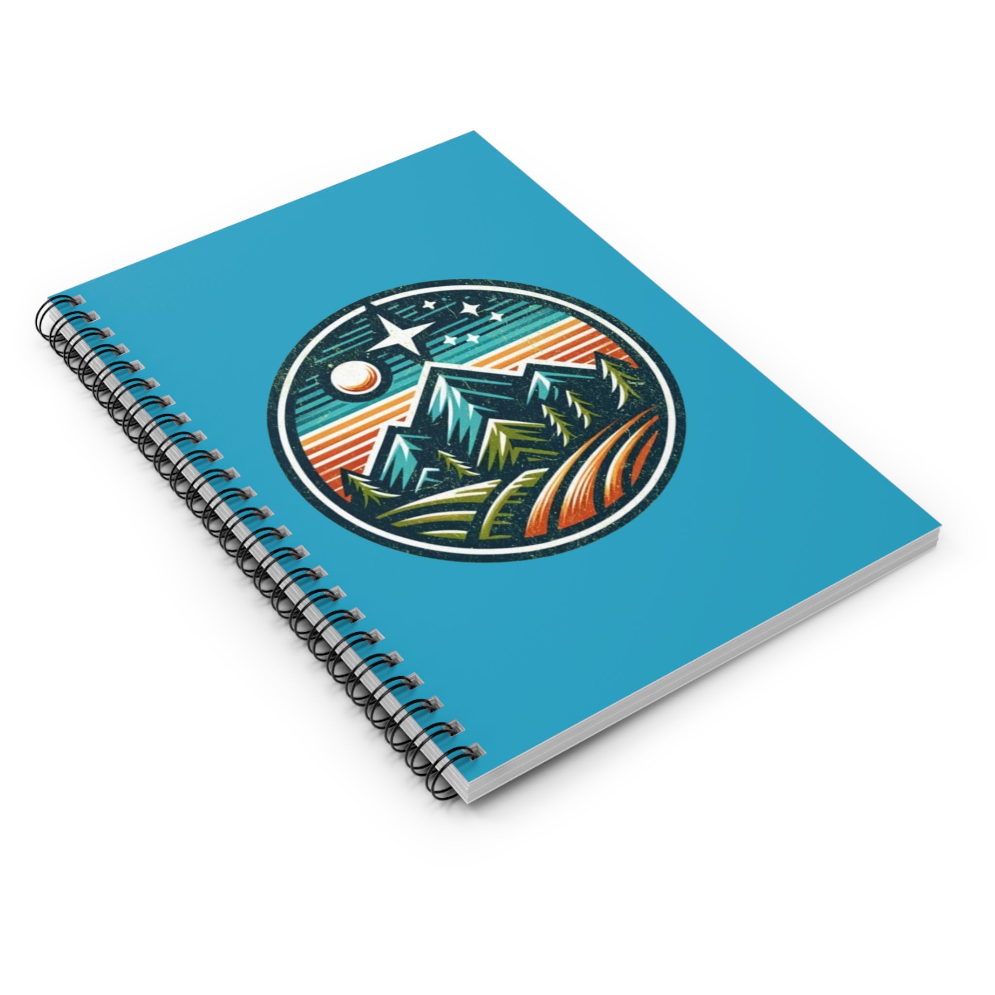Mountain Sunset Spiral Notebook - Perfect for Nature Lovers, Journalists & Students