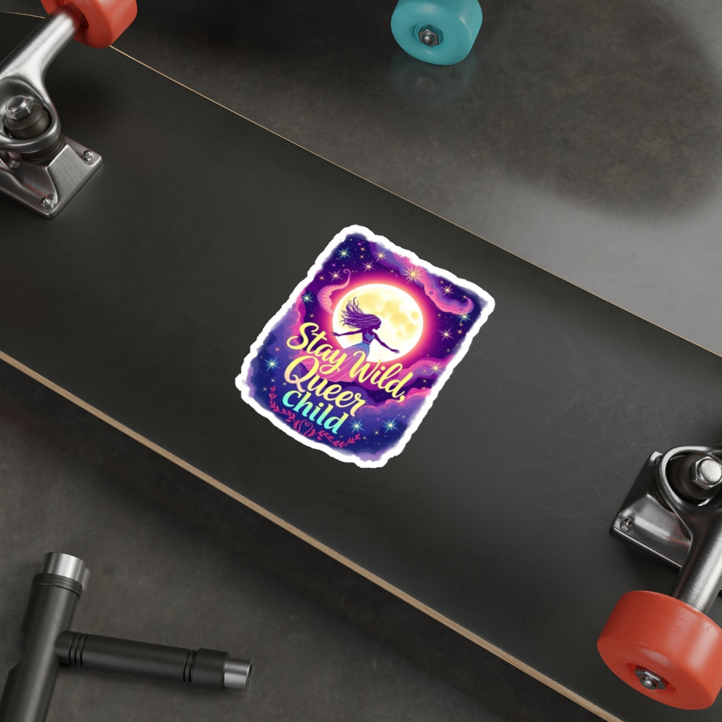 Die-Cut Stickers - Stay Wild, Queer Child