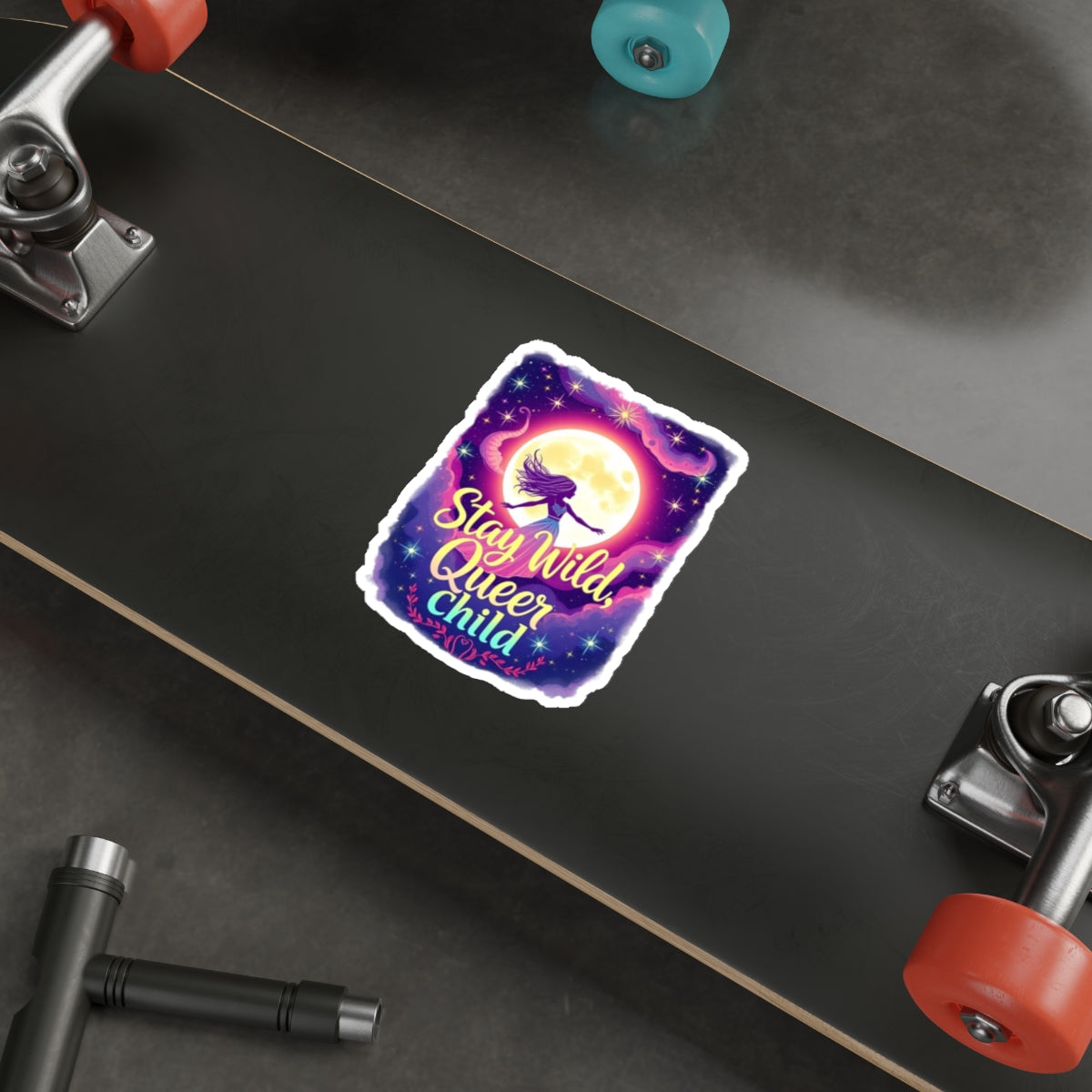 Die-Cut Stickers - Stay Wild, Queer Child