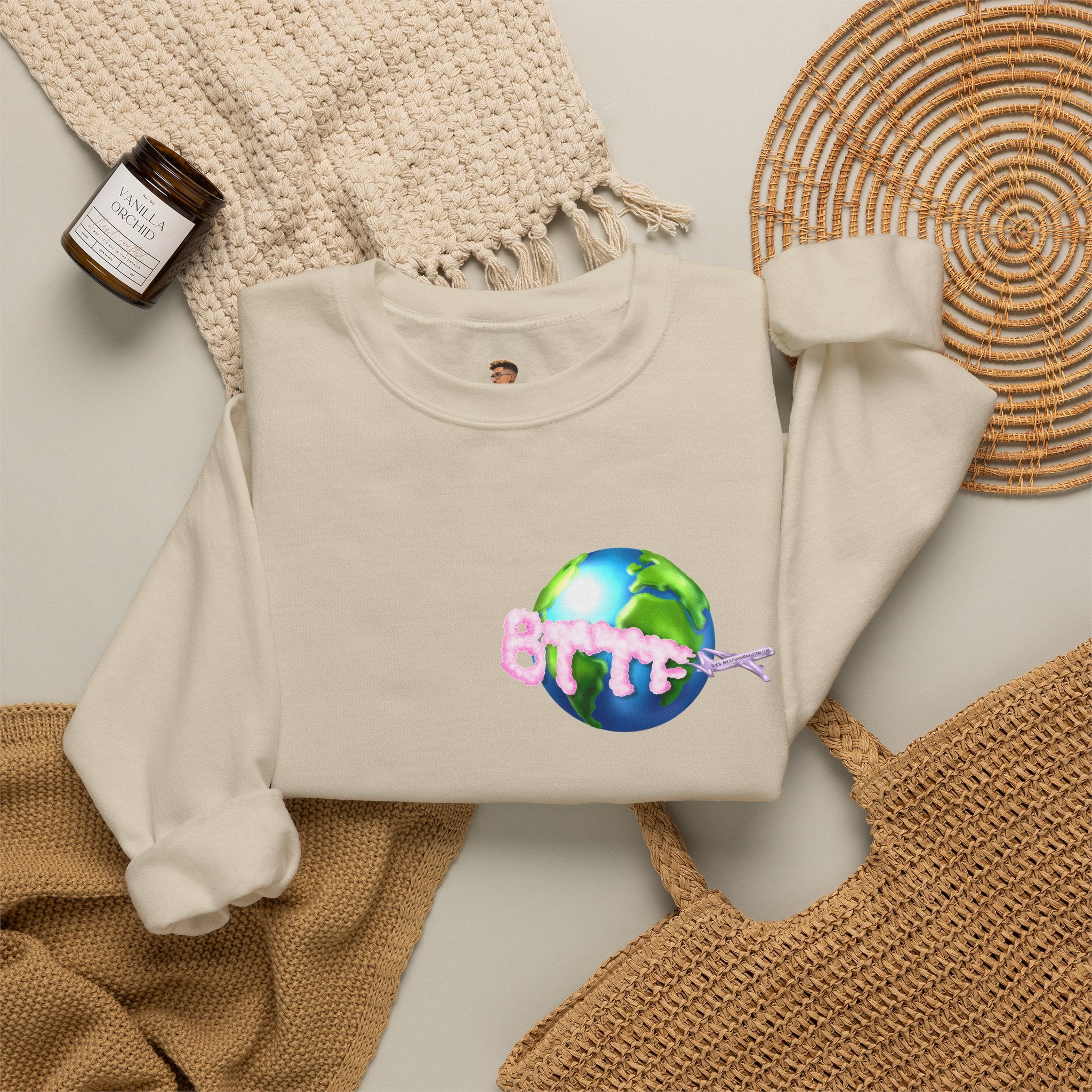 BTTF - Black Trans Travel Fund Unisex Crewneck Sweatshirt