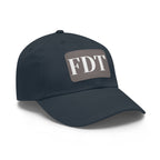 Stylish Dad Hat with FDT Leather Patch - Casual Sun Protection for Dads