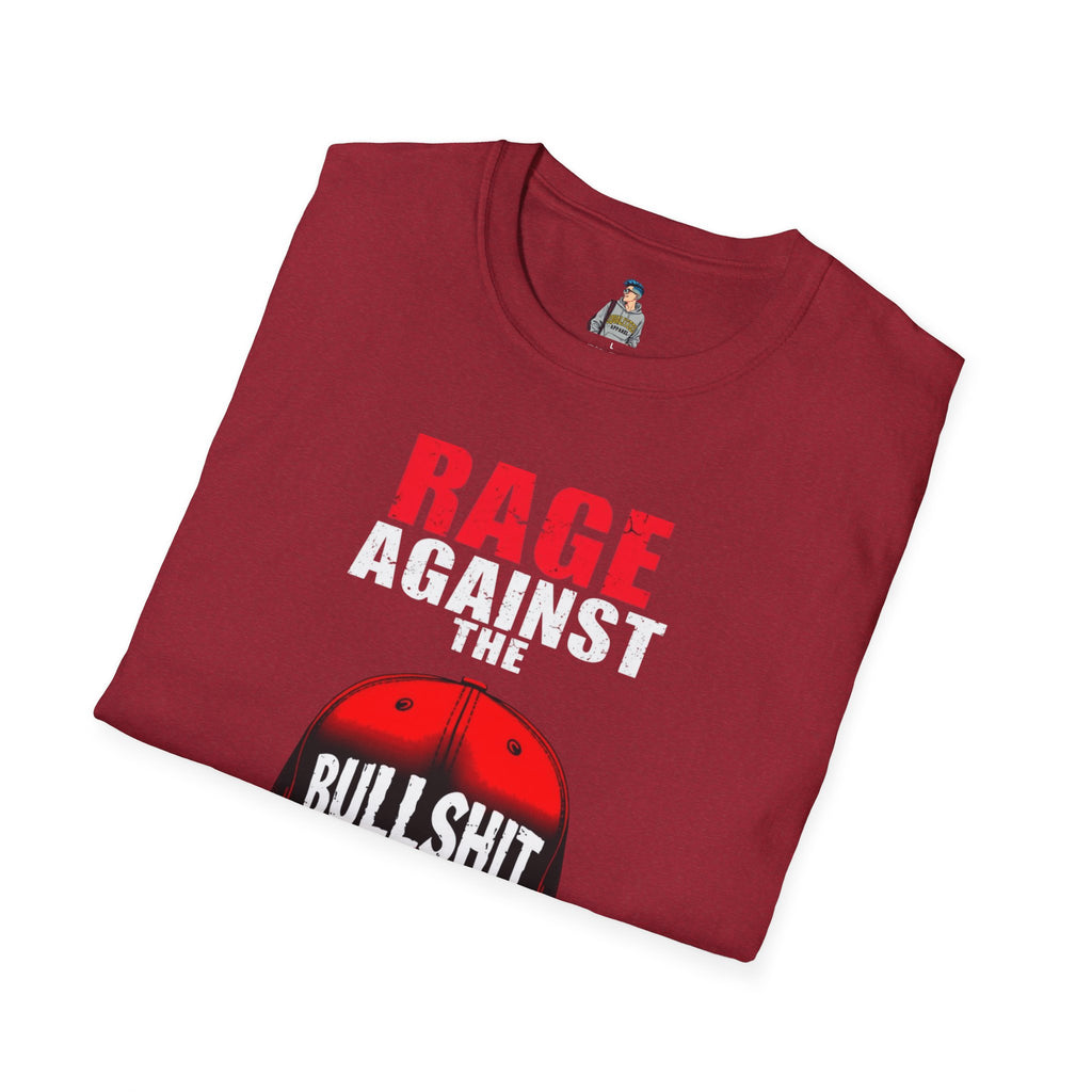 Unisex Softstyle T-Shirt - "Rage Against the BS" Graphic Tee