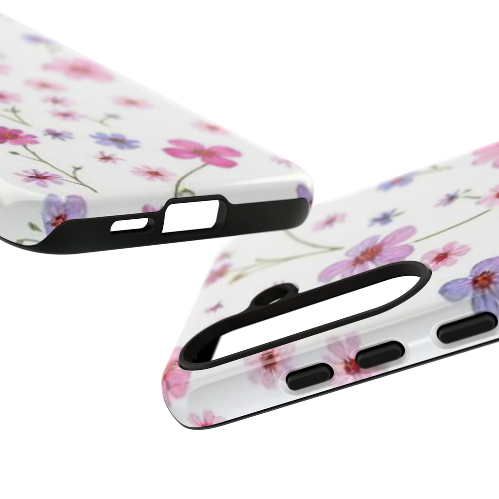 Pink Wildflower Tough Case for Android