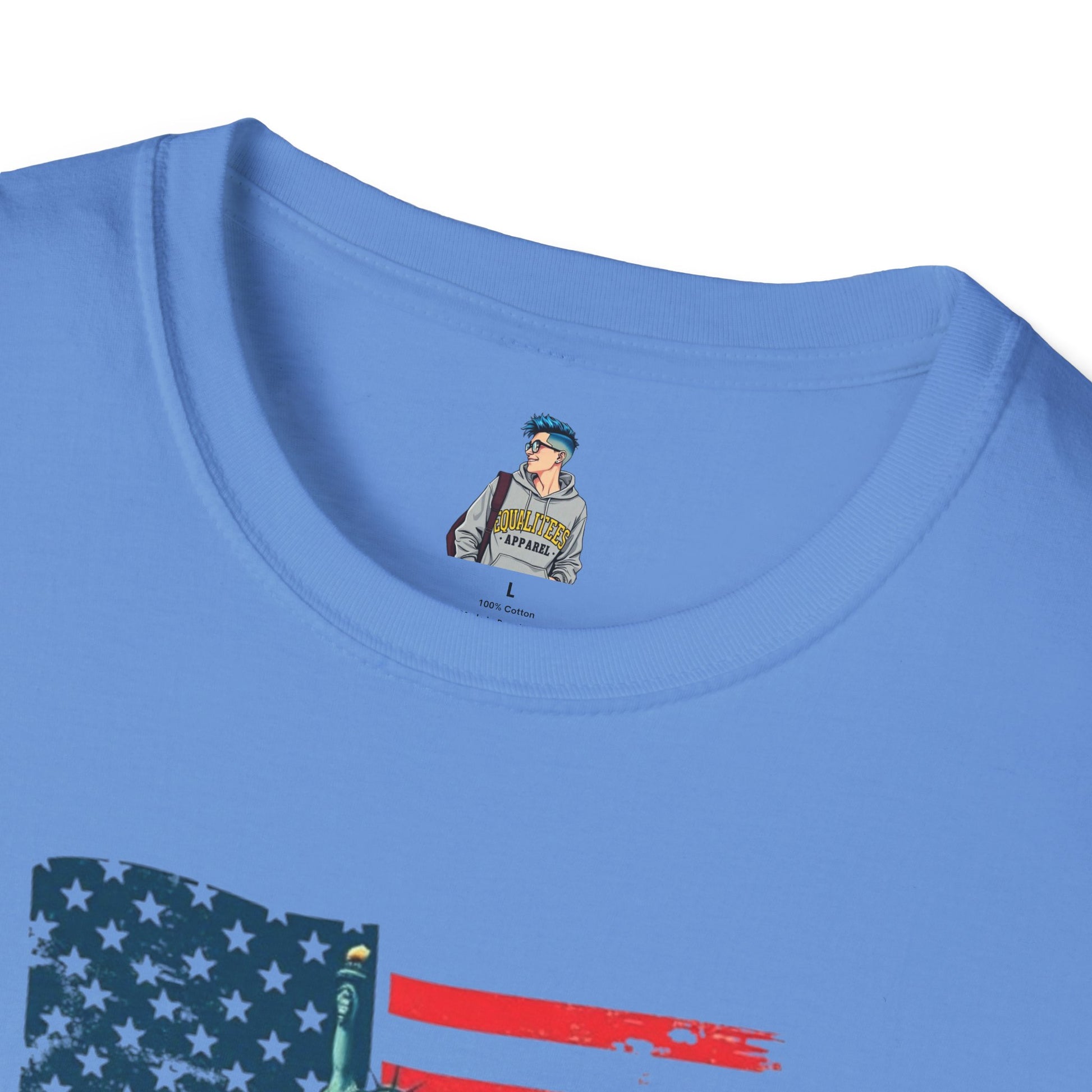 Unisex Softstyle T-Shirt - "Immigrants Make America Great" - Celebrate Diversity & Freedom