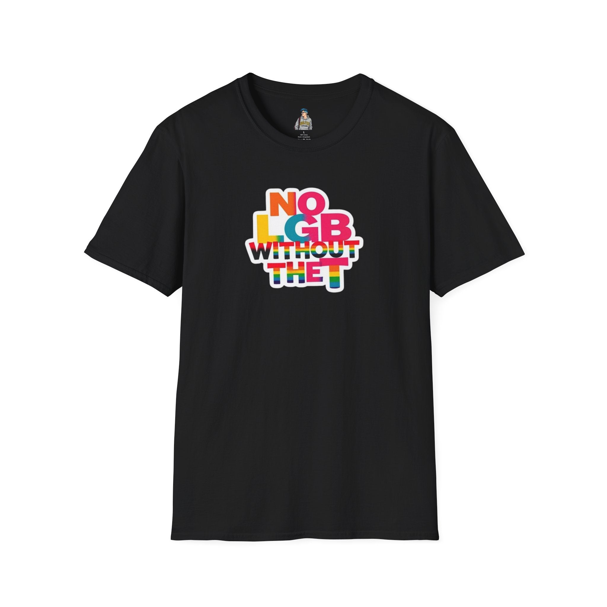 Unisex Softstyle T-Shirt - Trans Visibility No LGB Without the T Statement Tee