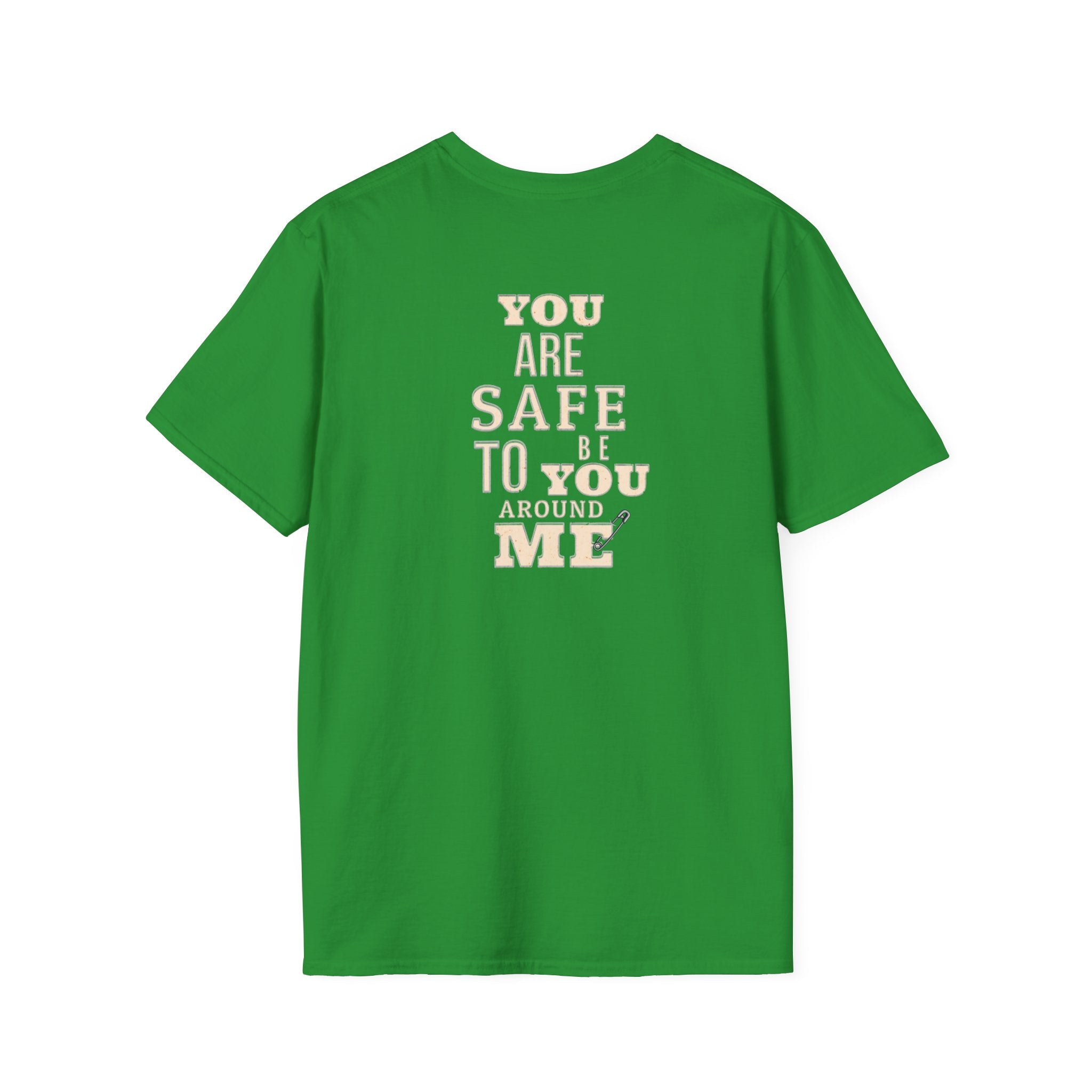 Safety Pin Know That You Are Loved Inspirational Tee Unisex Softstyle T-Shirt