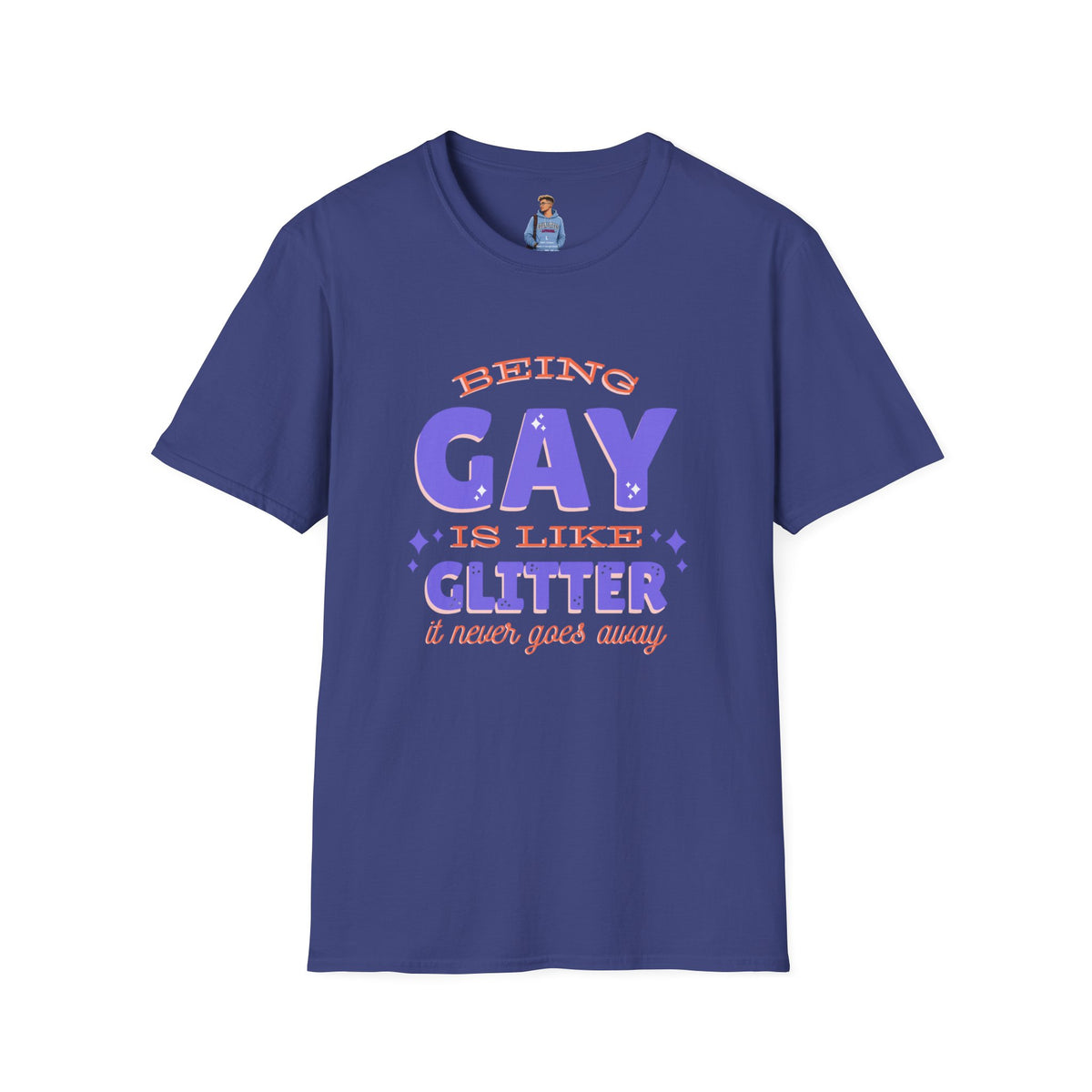 Being Gay Is Like Glitter Pride Tree Las Vegas T-Shirt