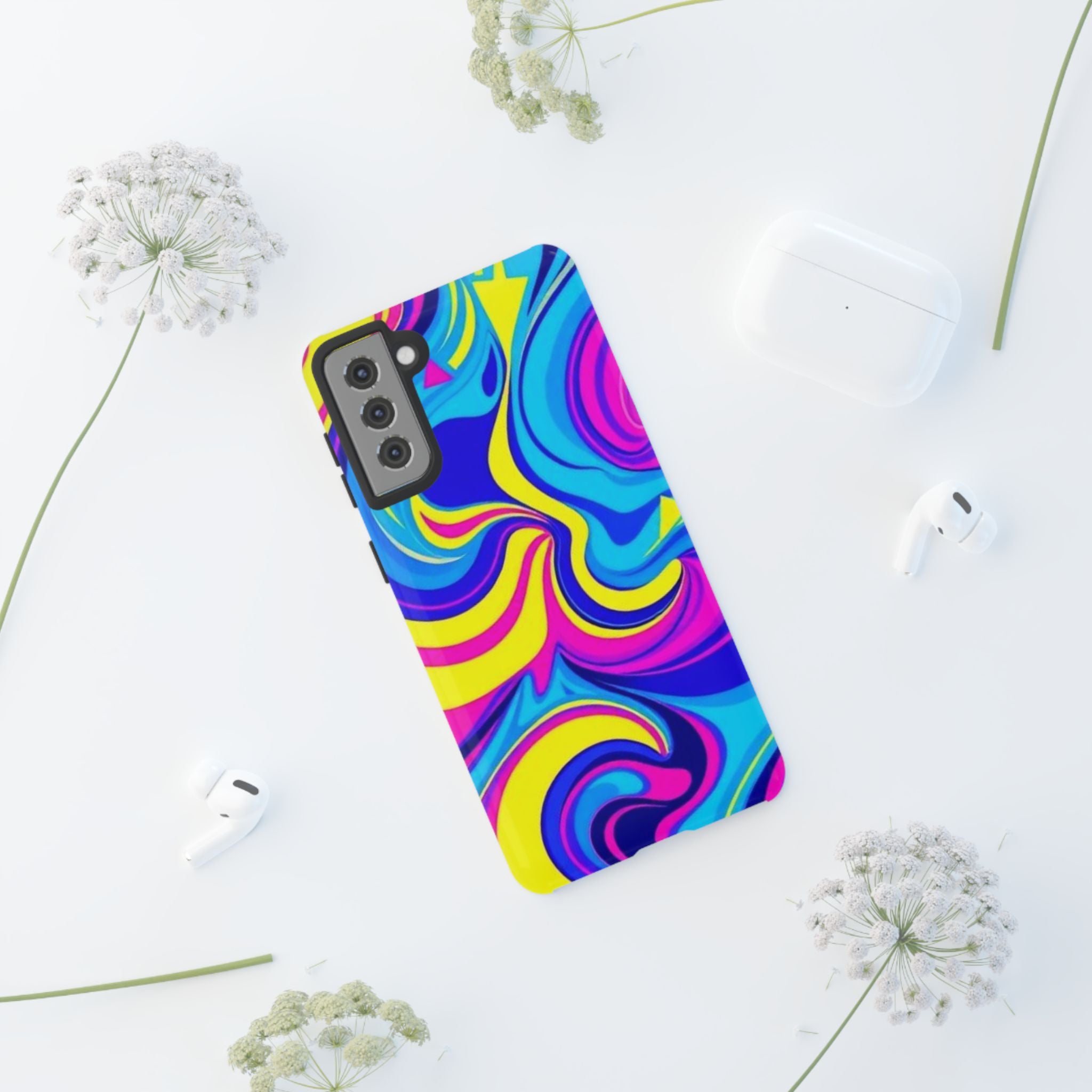 Psychedelic Swirl Tough Case for Android