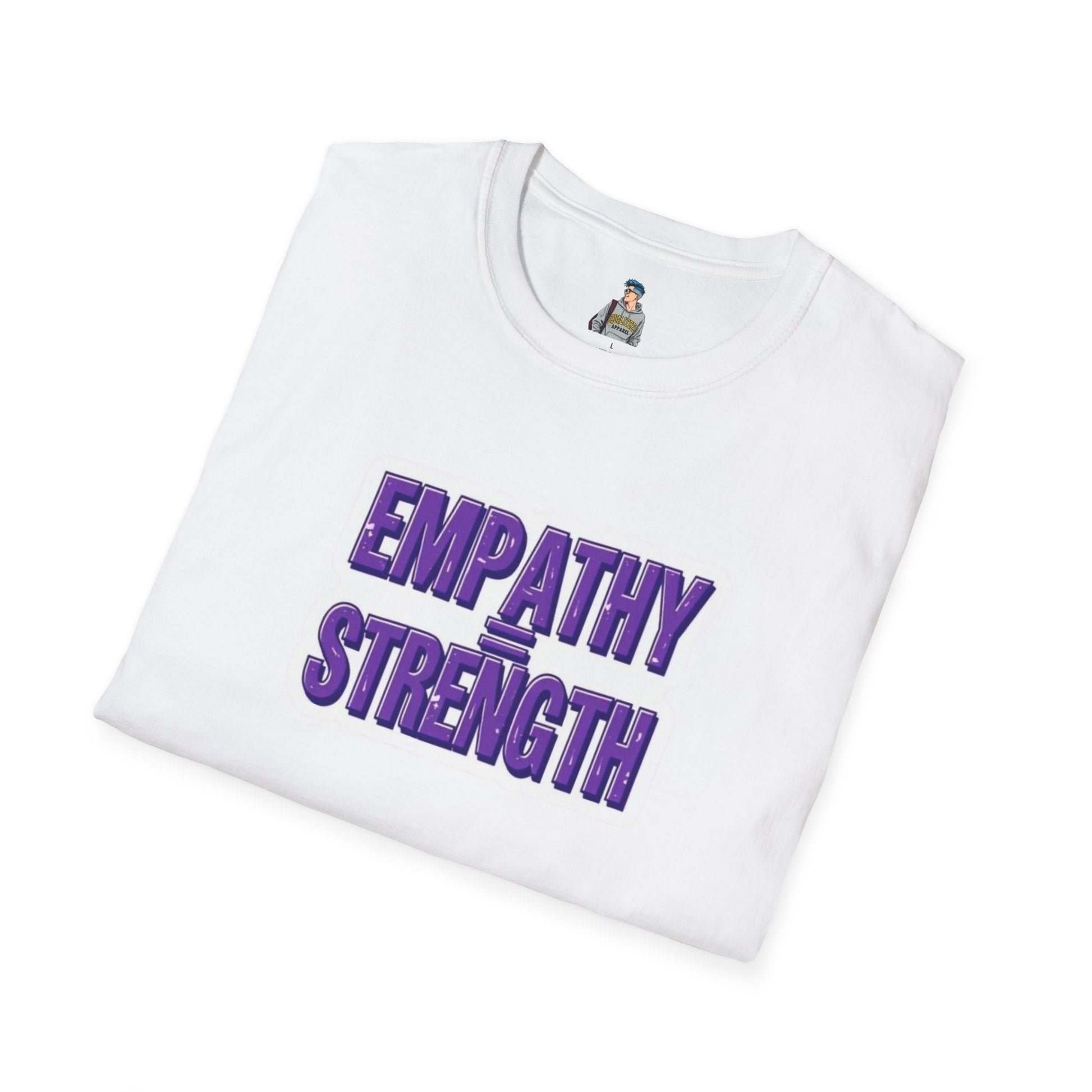Empathy Equals Strength Unisex Softstyle T-Shirt - Inspirational Apparel for Everyday Comfort