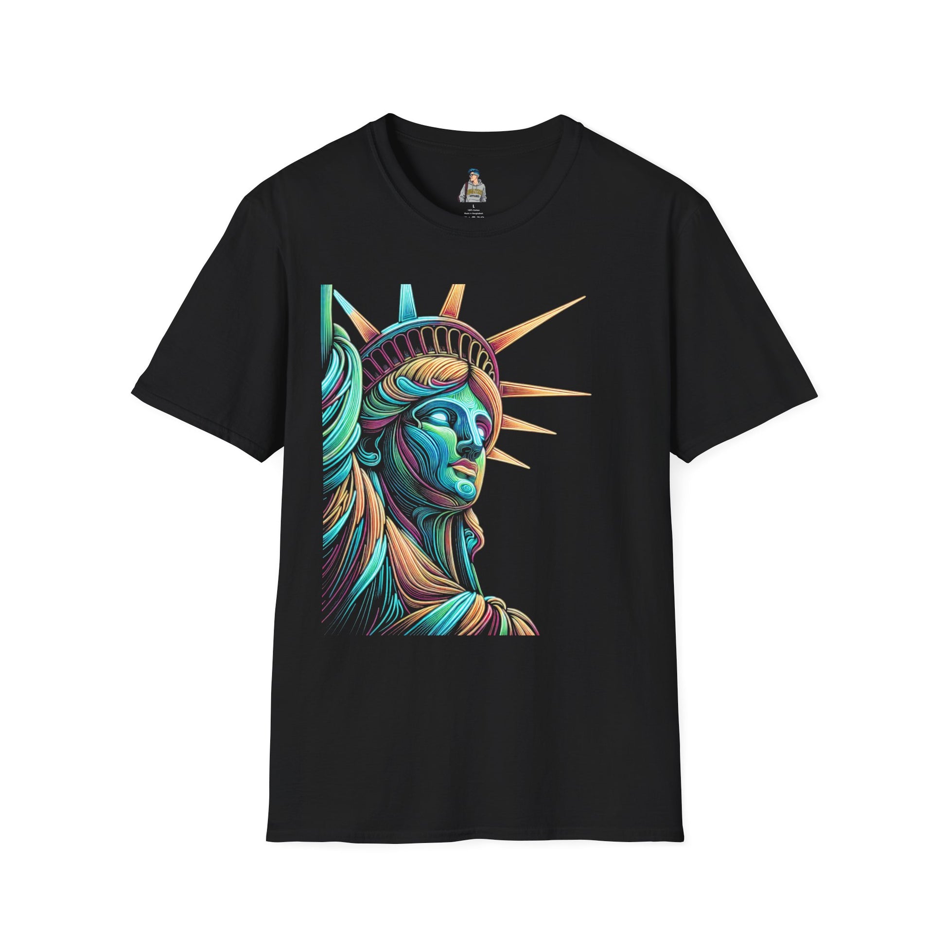 Lady Liberty - Softstyle Unisex T-Shirt