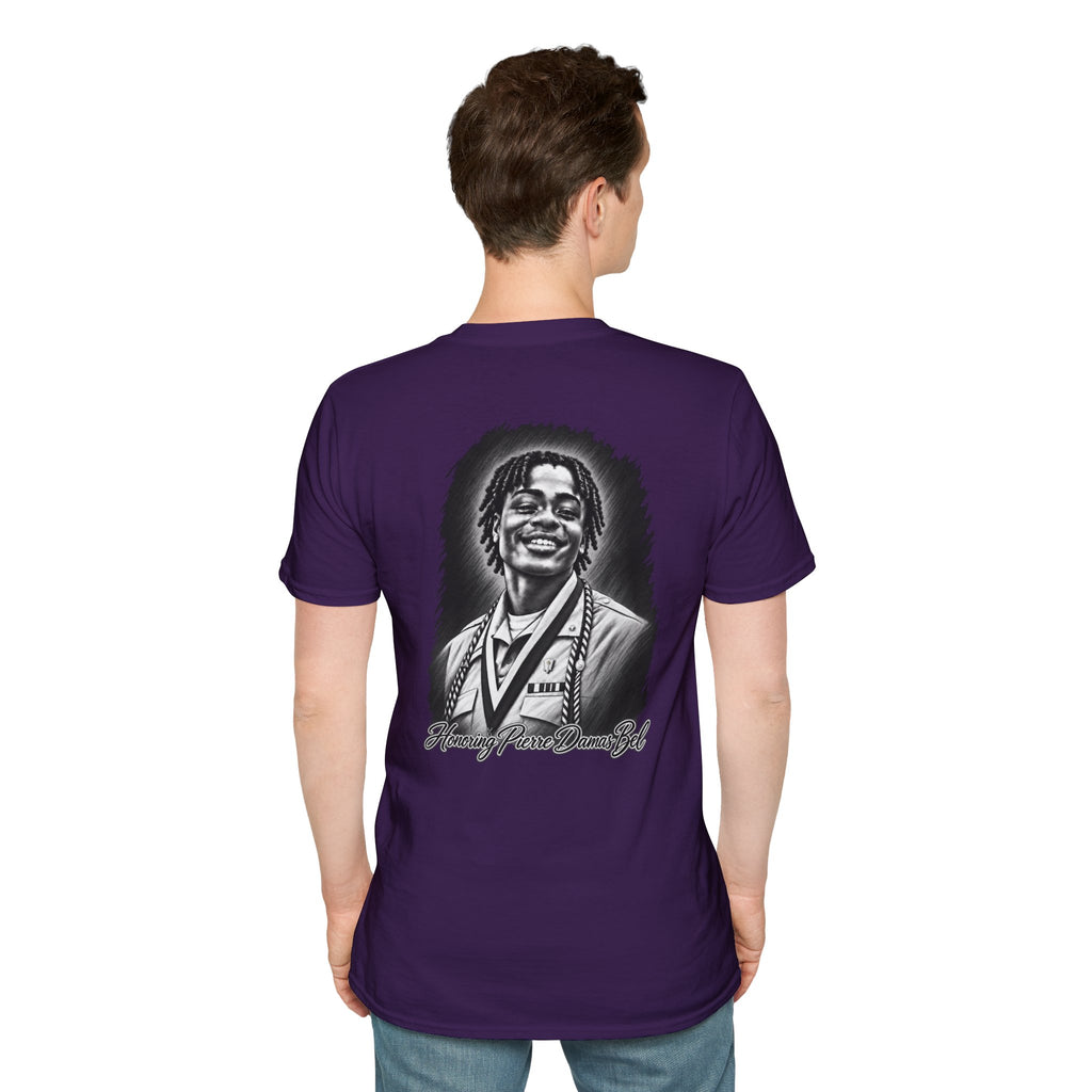 Portrait Front and Back - In Memory of Pierre Damas Bel T-Shirt