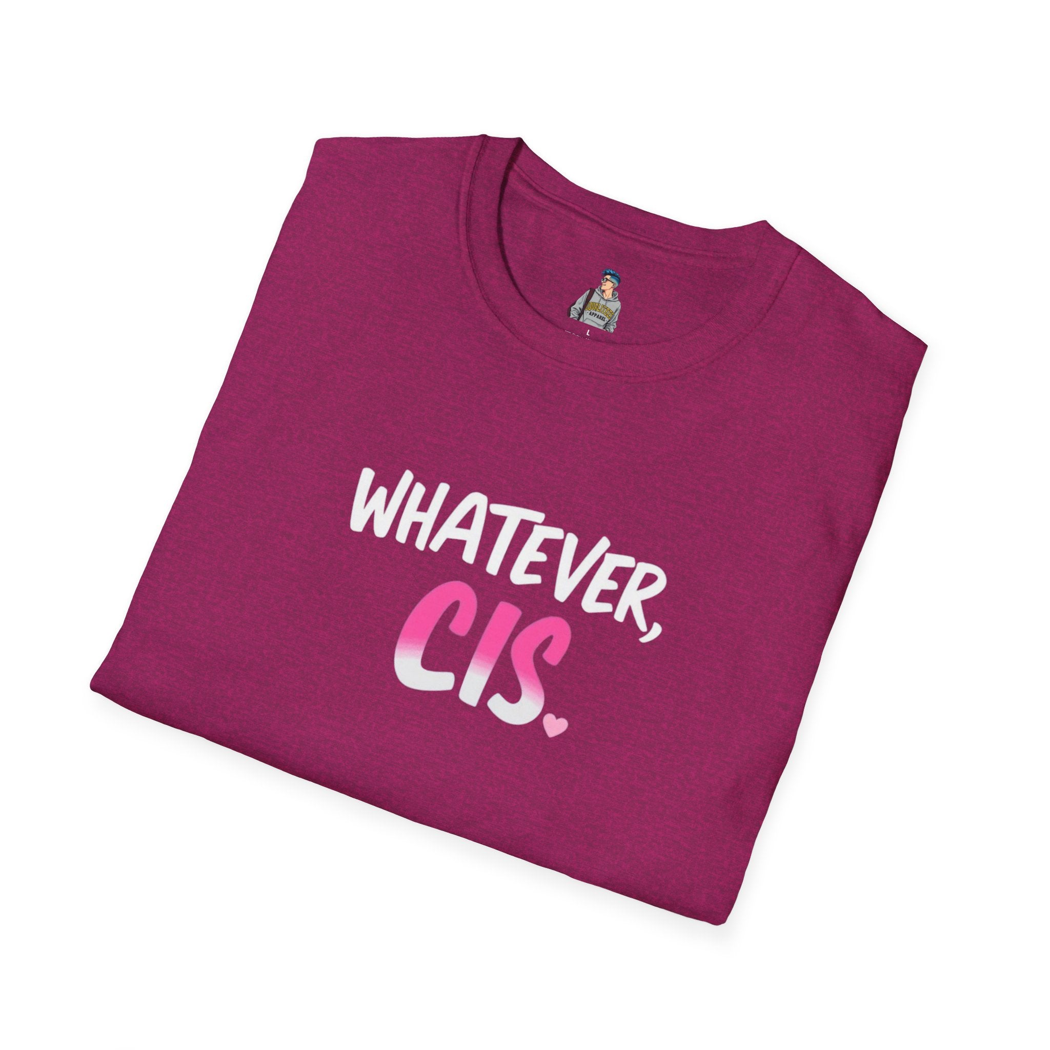 Whatever, CIS Unisex Softstyle T-Shirt - Comfortable and Inclusive Pride Apparel