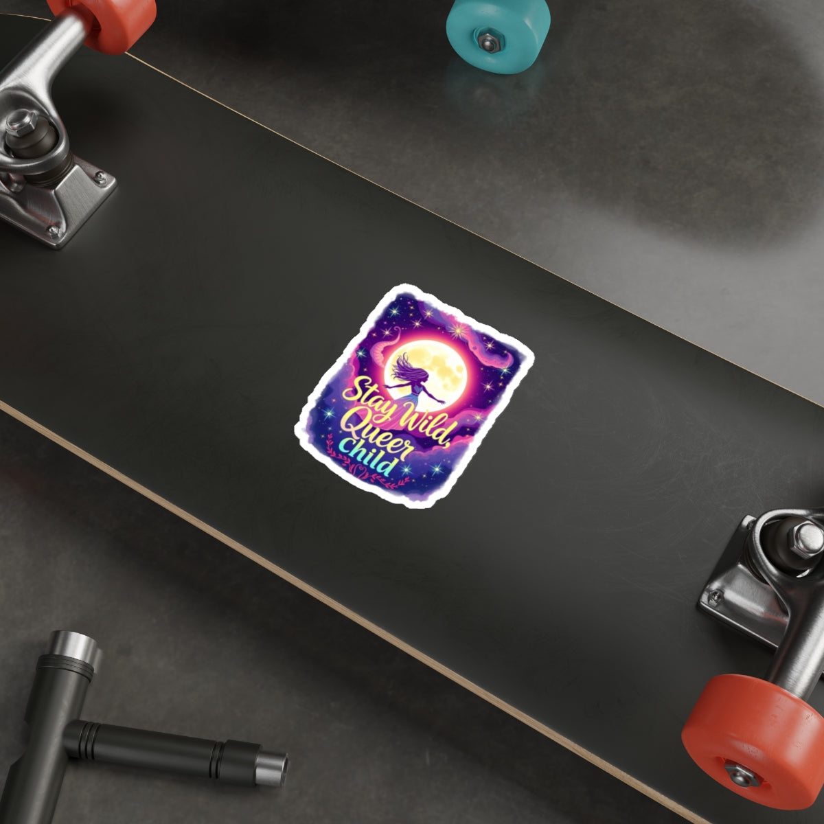 Die-Cut Stickers - Stay Wild, Queer Child