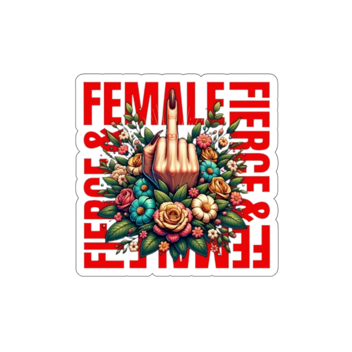 Die-Cut Stickers - Fierce Female