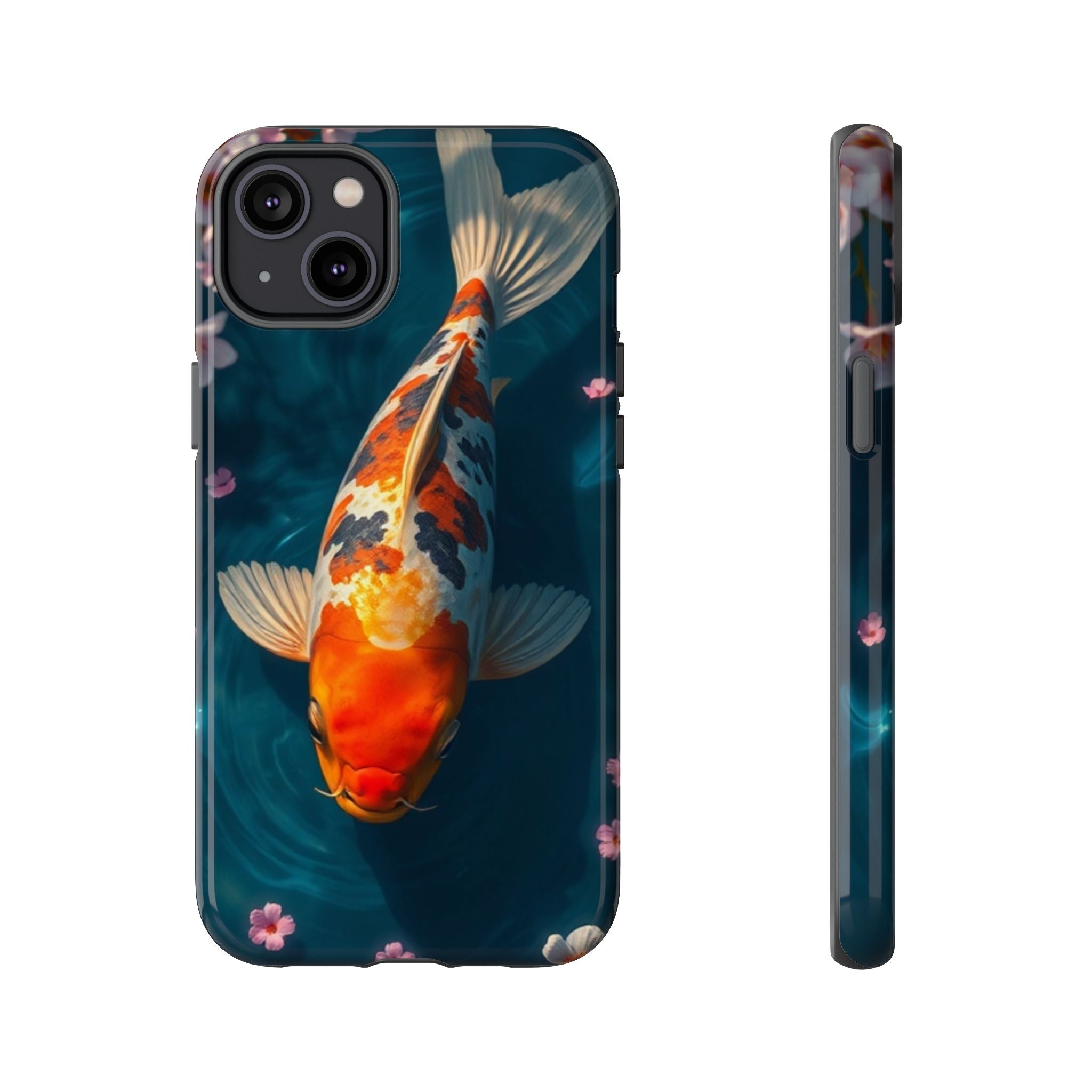 Peaceful Koi Cherry Blossom Tough Cases For Android & iPhone