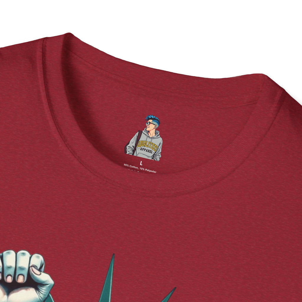 Resist - Patriotic Statue of Liberty T-Shirt - Unisex Softstyle Tee