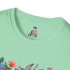 Floral 'FTP' Graphic T-Shirt