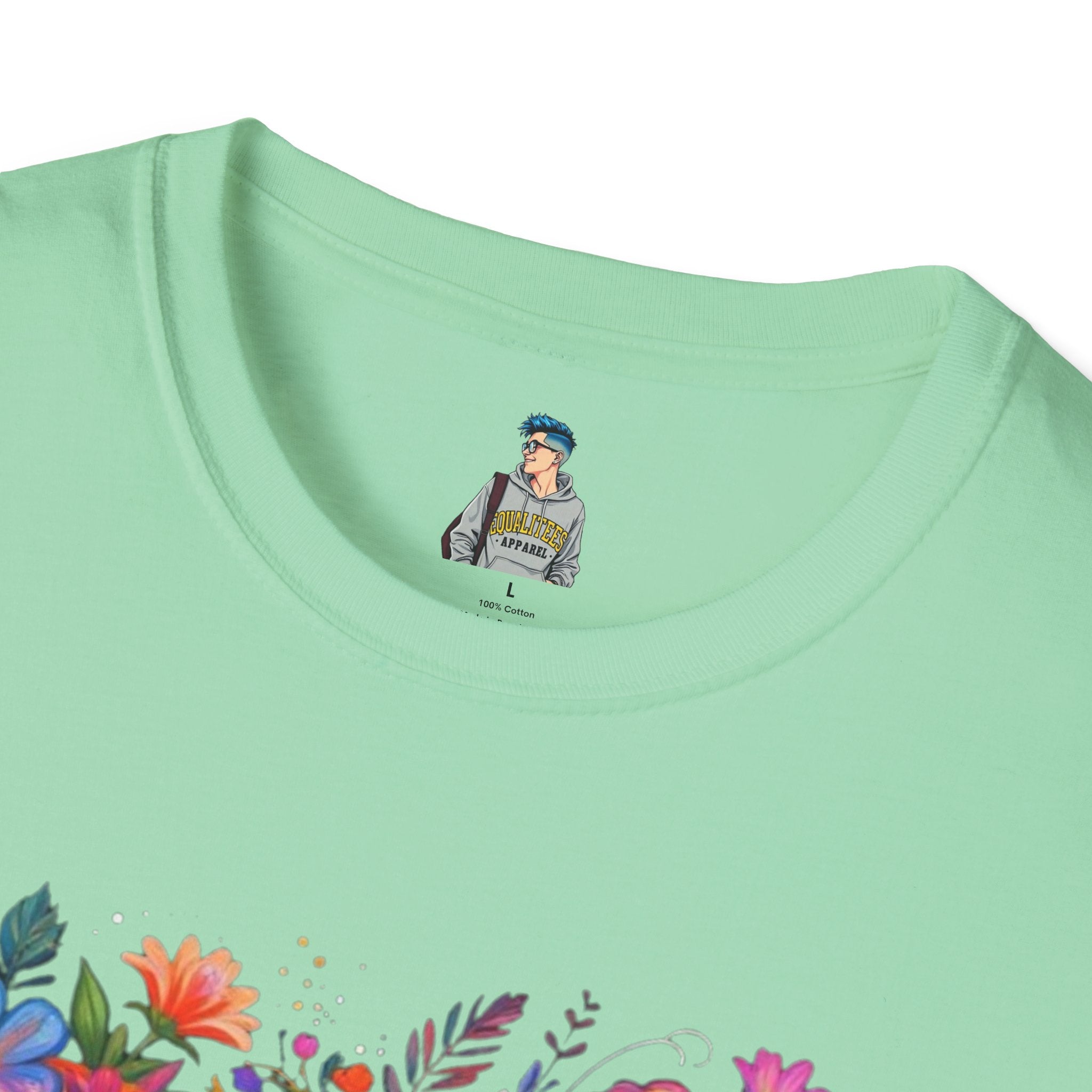 Floral 'FTP' Graphic T-Shirt