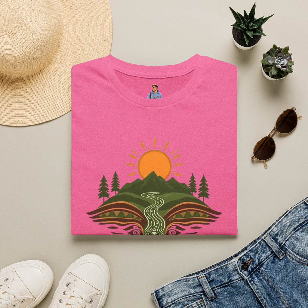 Mountain Scene Unisex Softstyle T-shirt
