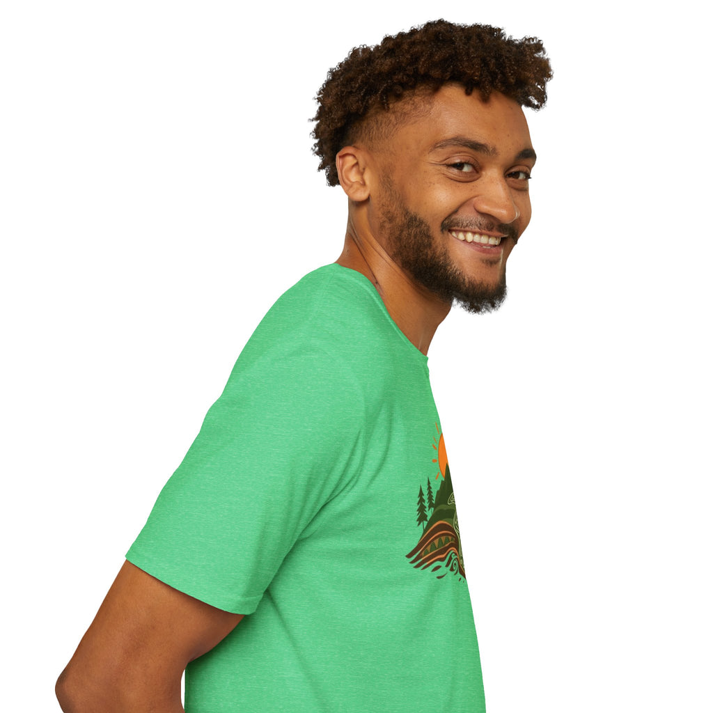 Mountain Scene Unisex Softstyle T-shirt