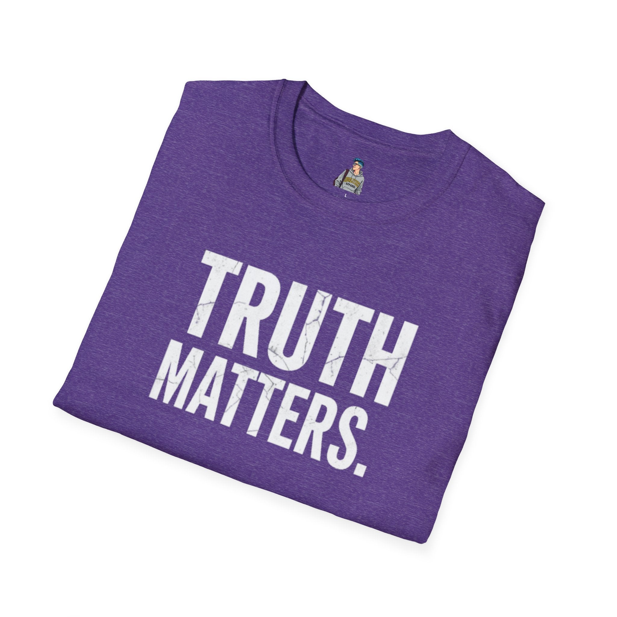 Unisex Softstyle T-Shirt – "Truth Matters" Statement Tee for Activists & Everyday Wear