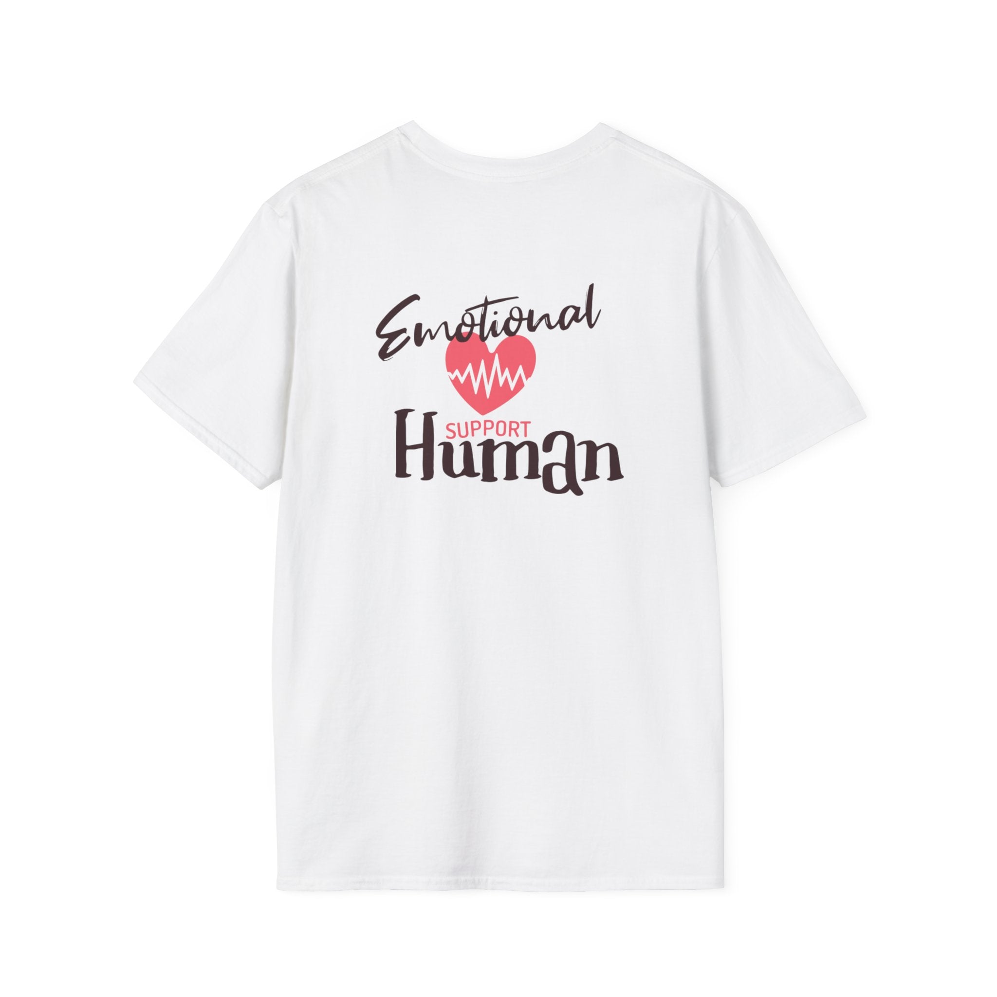 Emotional Support Human Unisex Softstyle T-Shirt